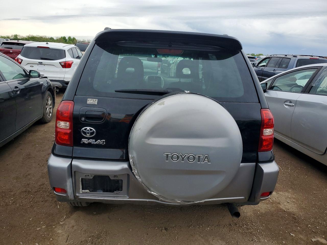 2005 Toyota Rav4 Base Black vin: JTEGD20V750075419