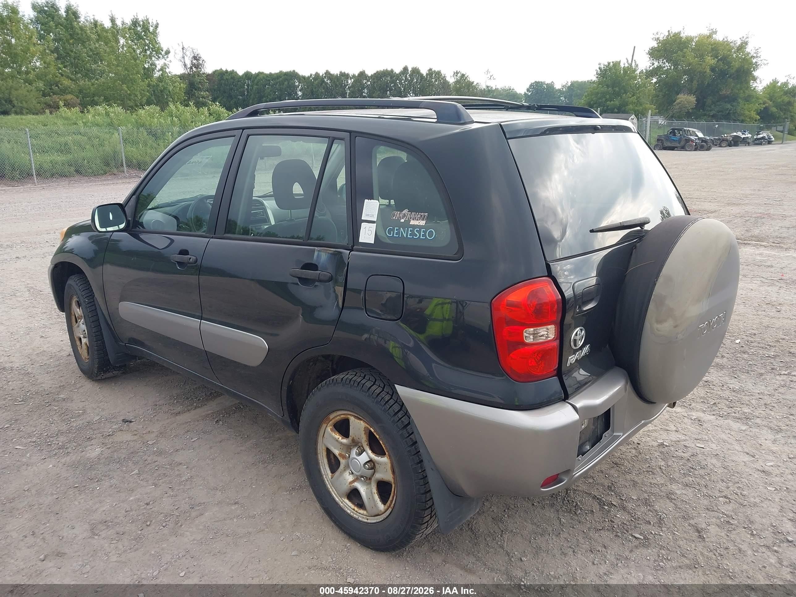 2005 Toyota Rav4   Black vin: JTEGD20V750084282