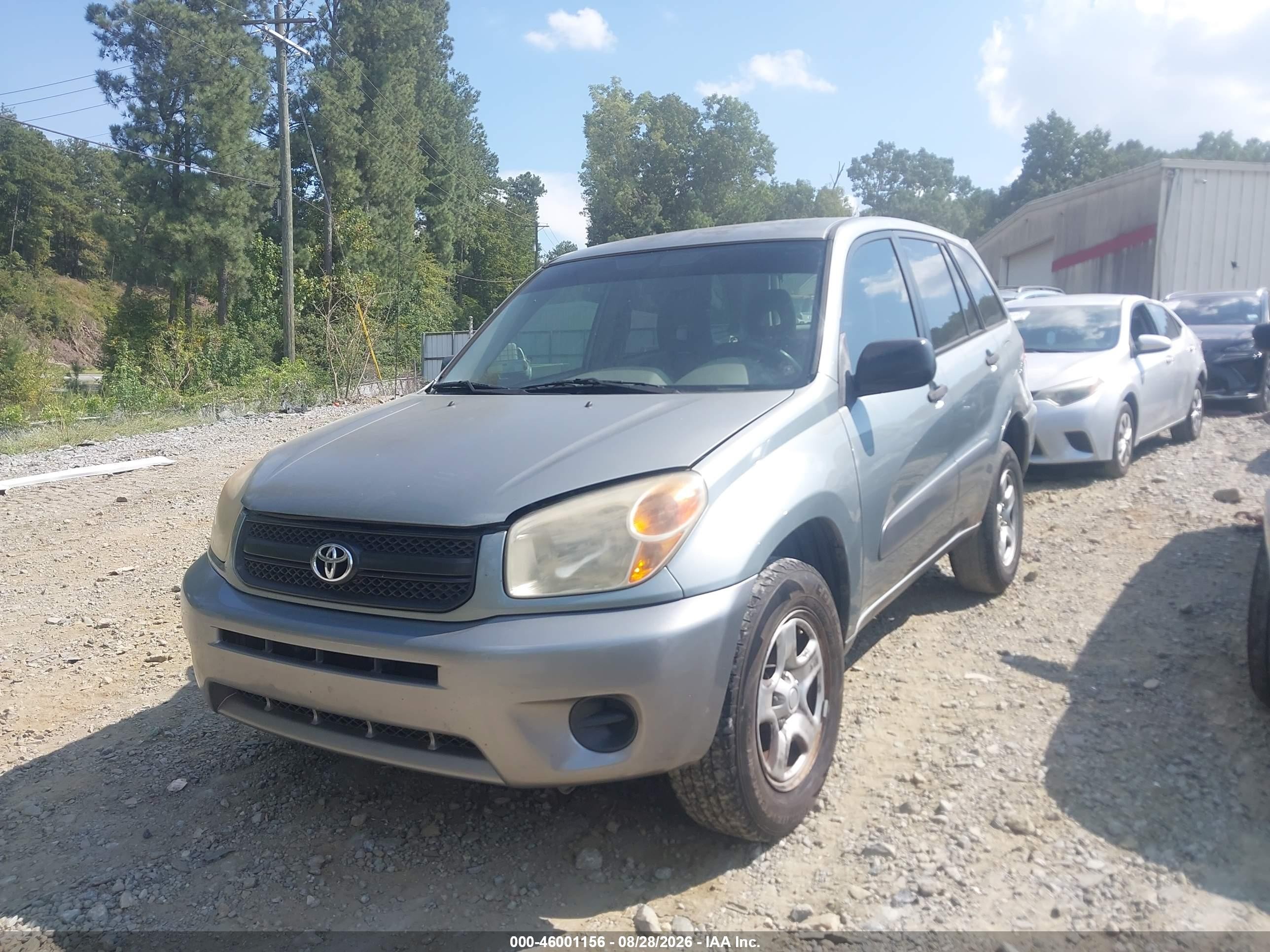 2005 Toyota Rav4   Gray vin: JTEGD20V750087585