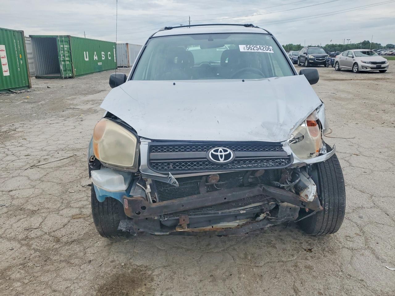 2005 Toyota Rav4 Base Silver vin: JTEGD20V750093371
