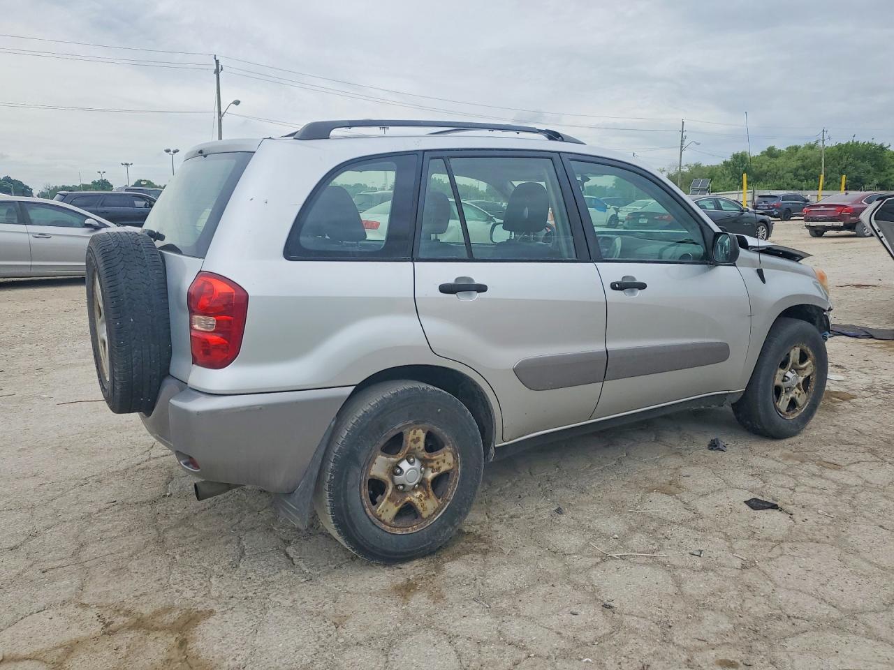 2005 Toyota Rav4 Base Silver vin: JTEGD20V750093371