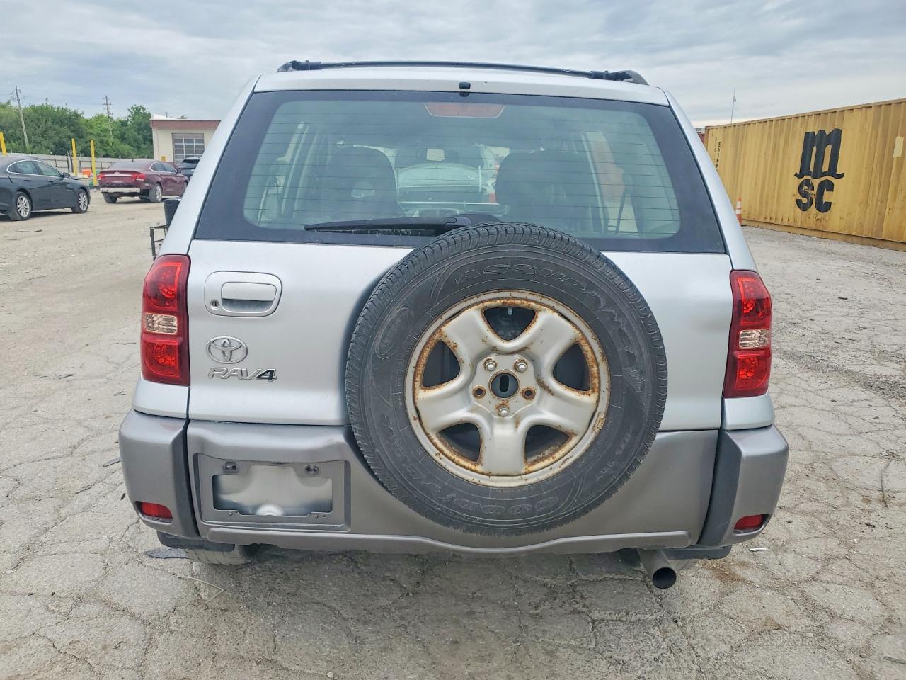 2005 Toyota Rav4 Base Silver vin: JTEGD20V750093371