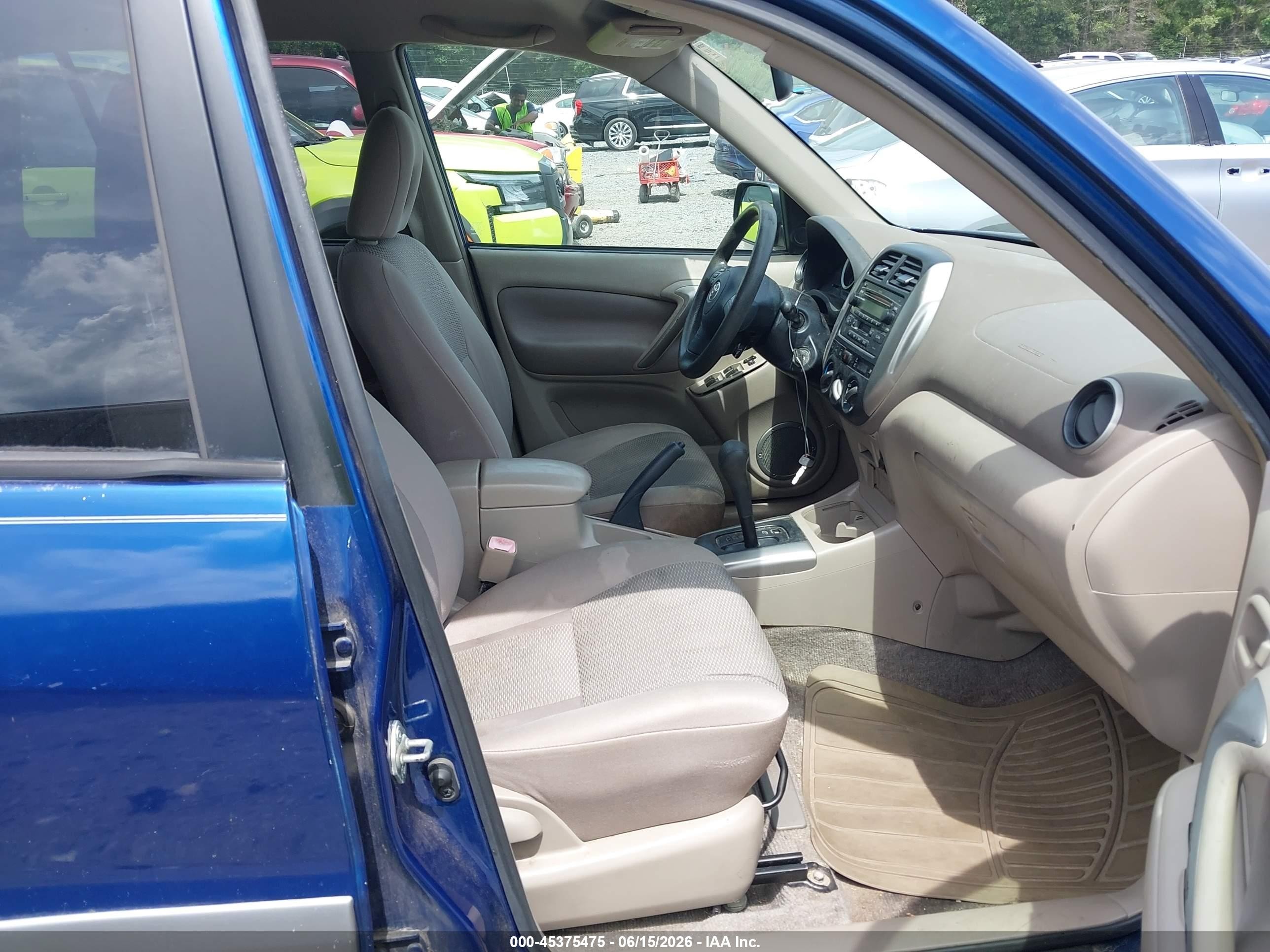 2005 Toyota Rav4 Синий vin: JTEGD20V756000569
