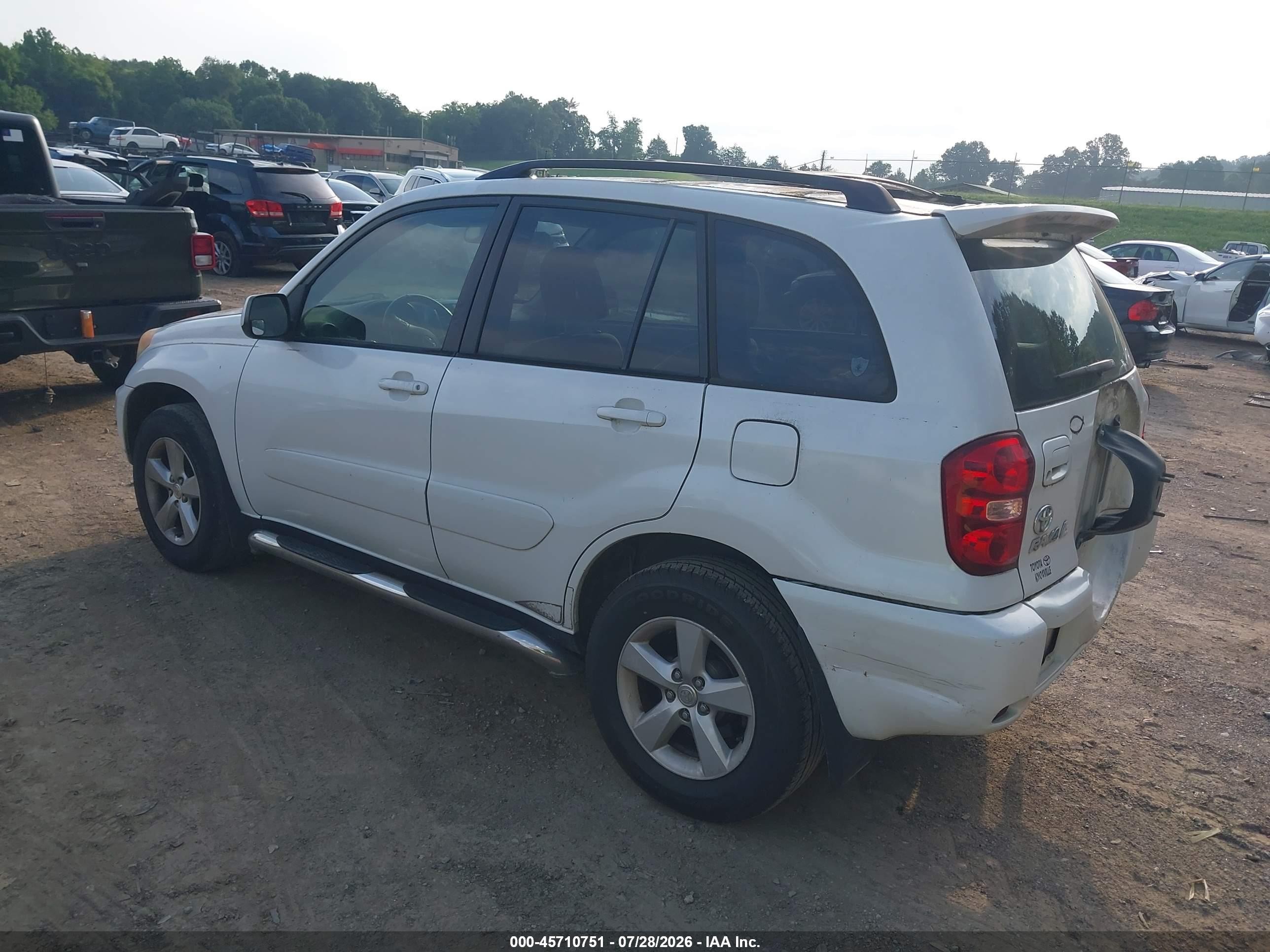2004 Toyota Rav4   White vin: JTEGD20V840008178