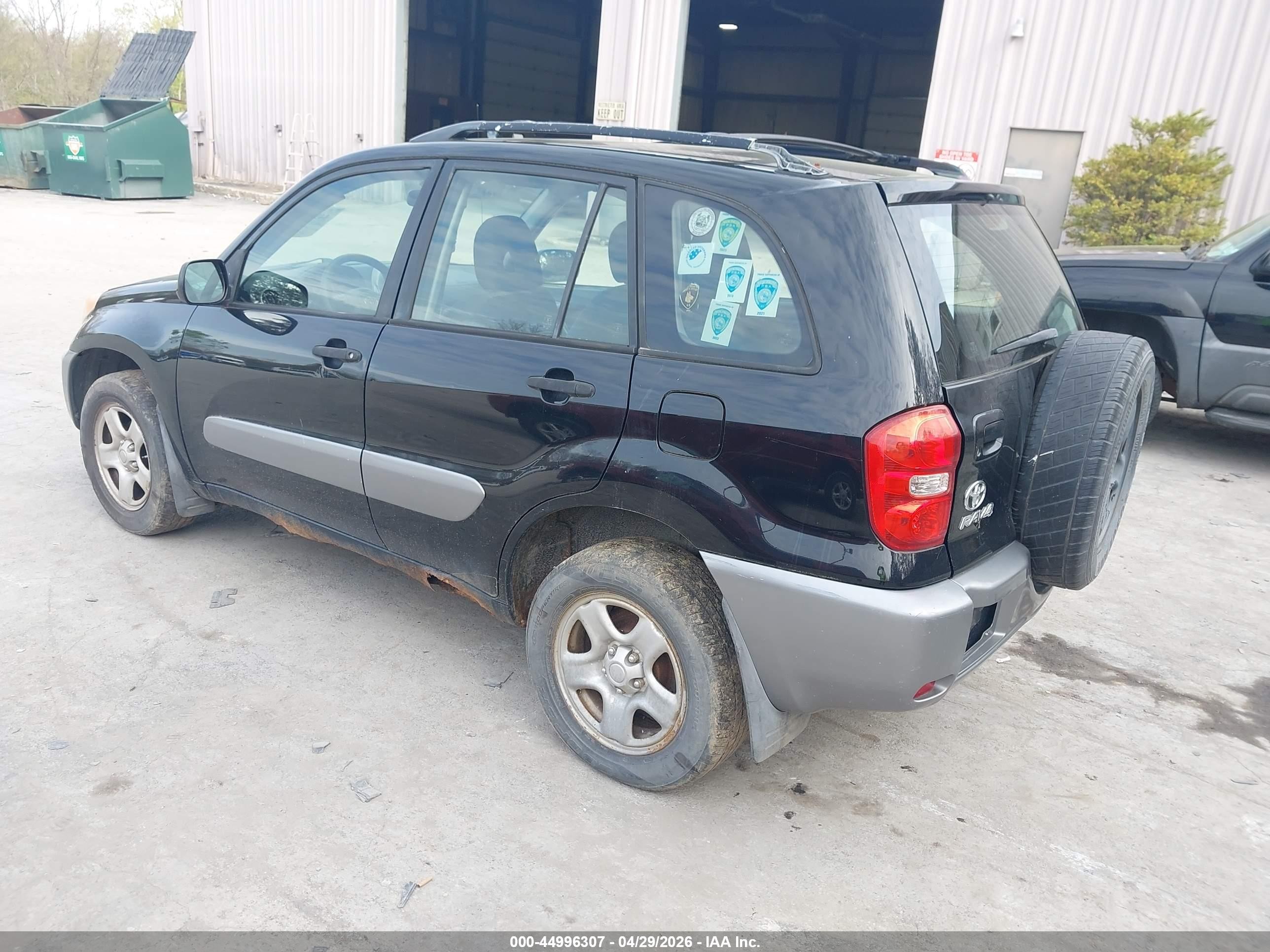 2004 Toyota Rav4   Black vin: JTEGD20V840022811