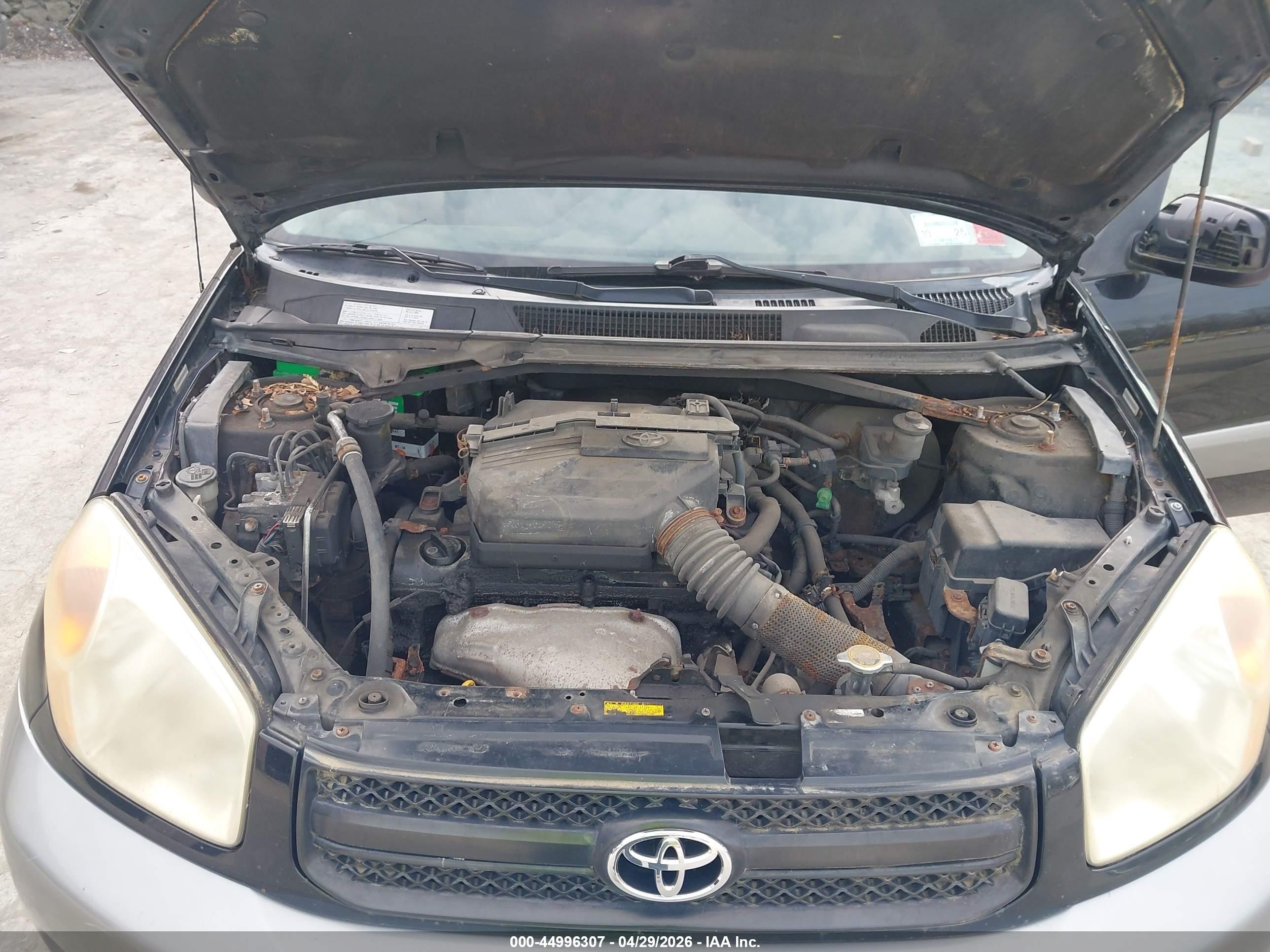2004 Toyota Rav4   Black vin: JTEGD20V840022811