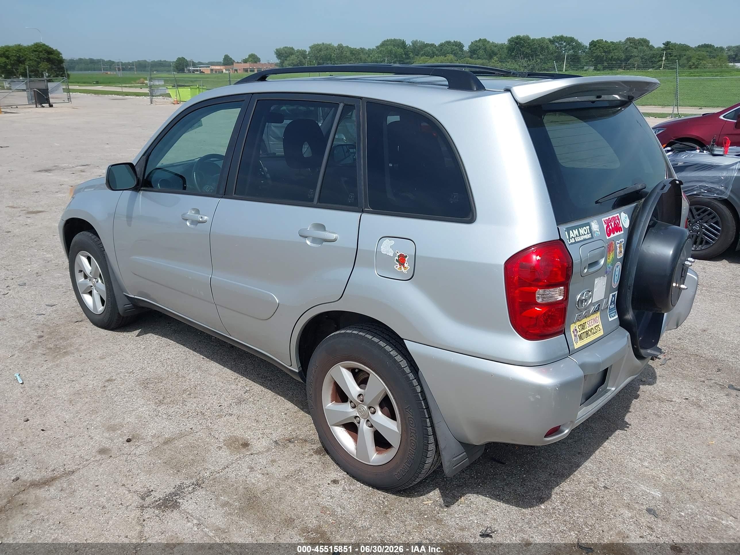 2004 Toyota Rav4   Silver vin: JTEGD20V840025921