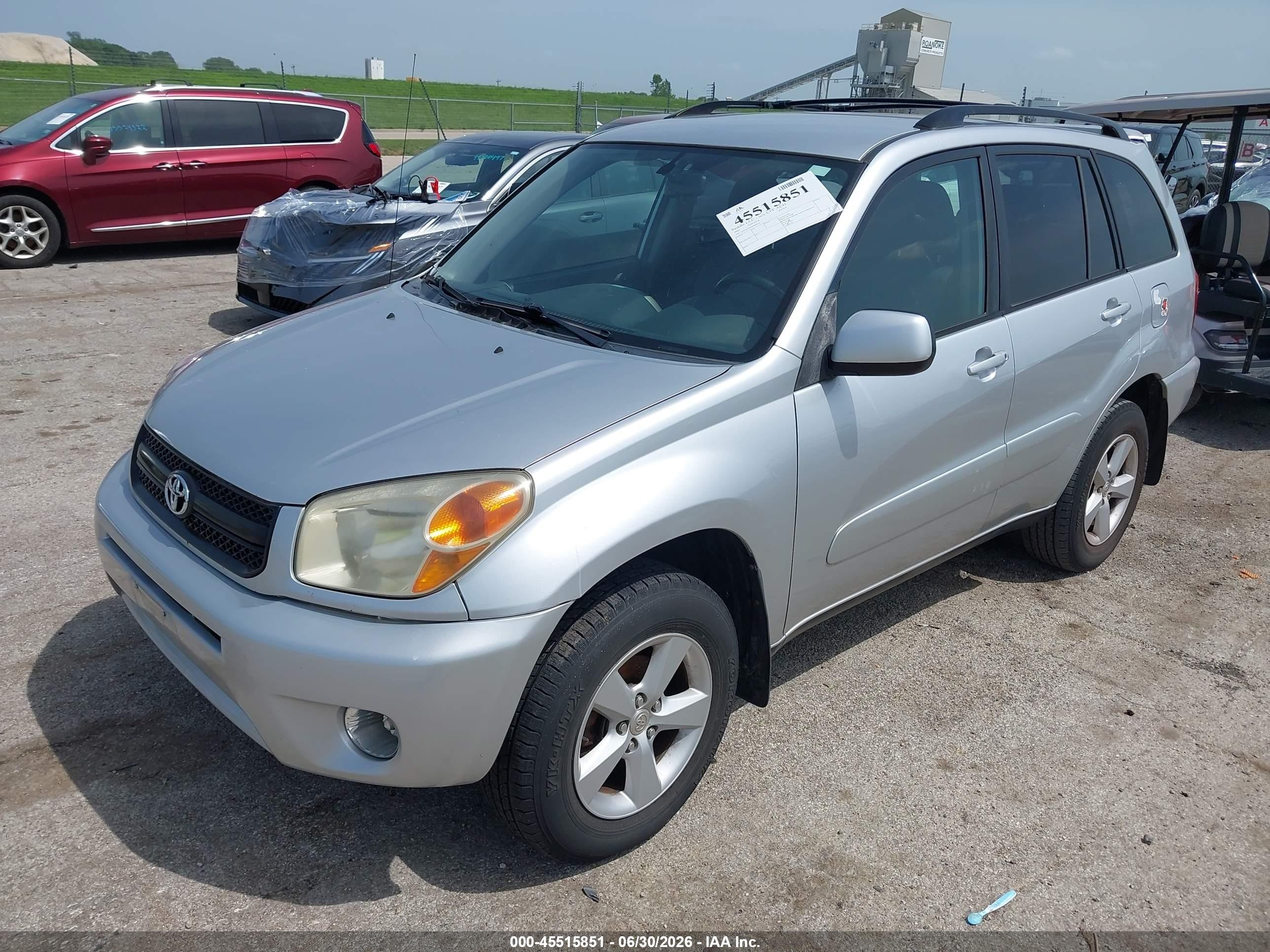 2004 Toyota Rav4   Silver vin: JTEGD20V840025921