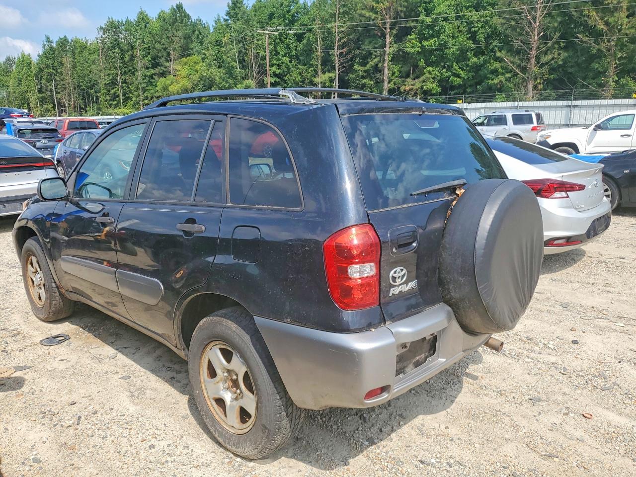 2004 Toyota Rav4 Base Черный vin: JTEGD20V840031685