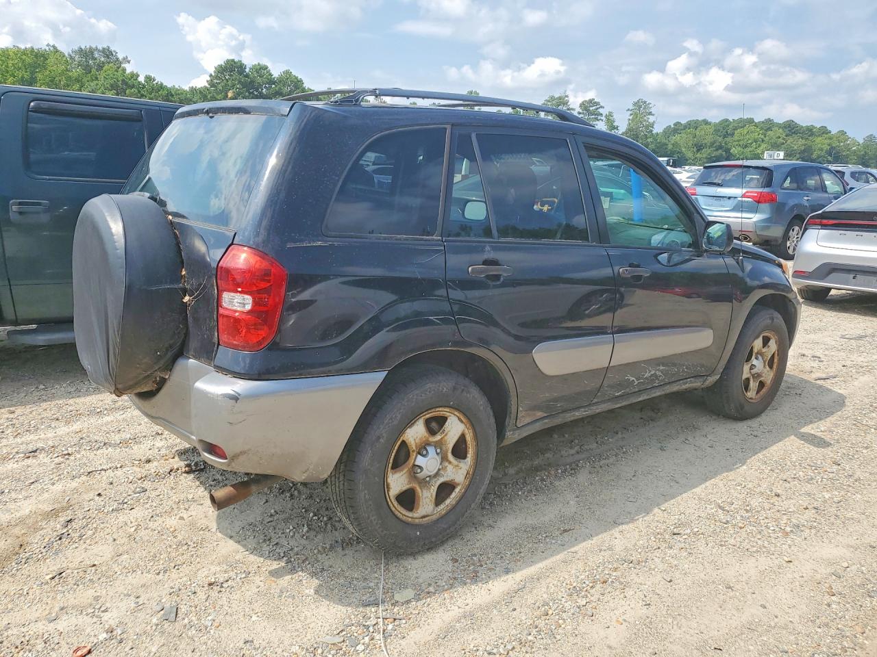2004 Toyota Rav4 Base Черный vin: JTEGD20V840031685