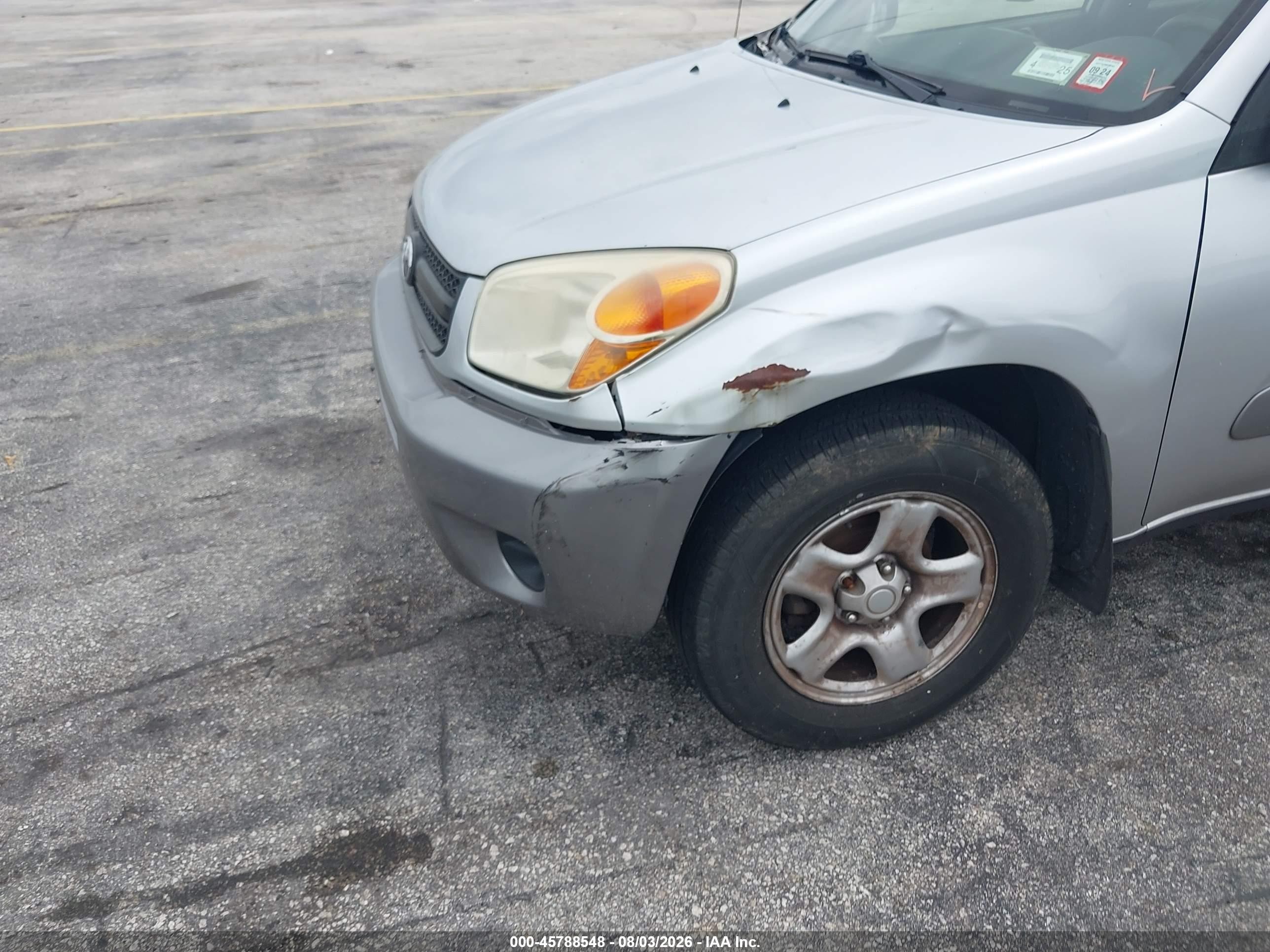 2004 Toyota Rav4   Silver vin: JTEGD20V840042752