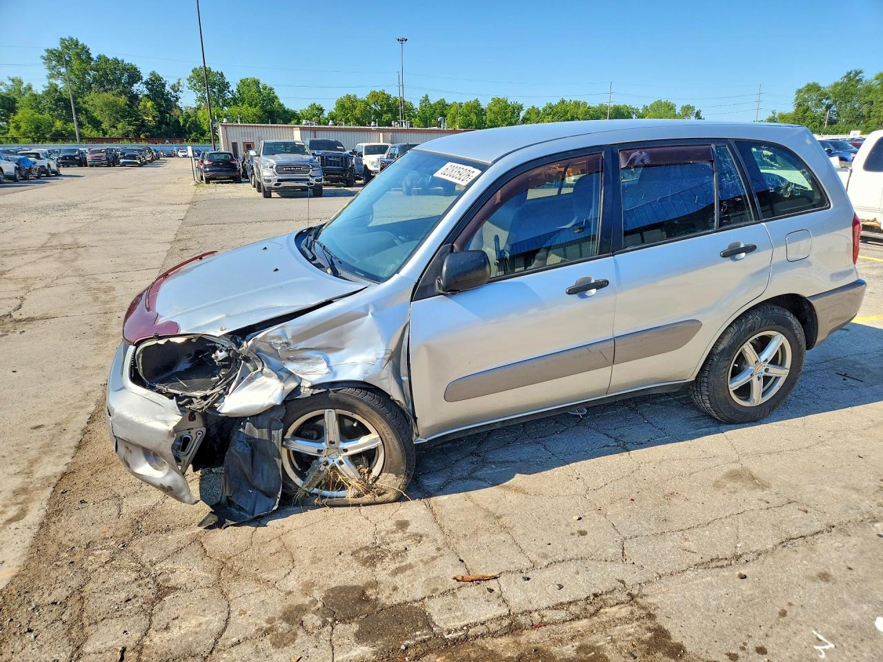 2005 Toyota Rav4 Base Silver vin: JTEGD20V850047130
