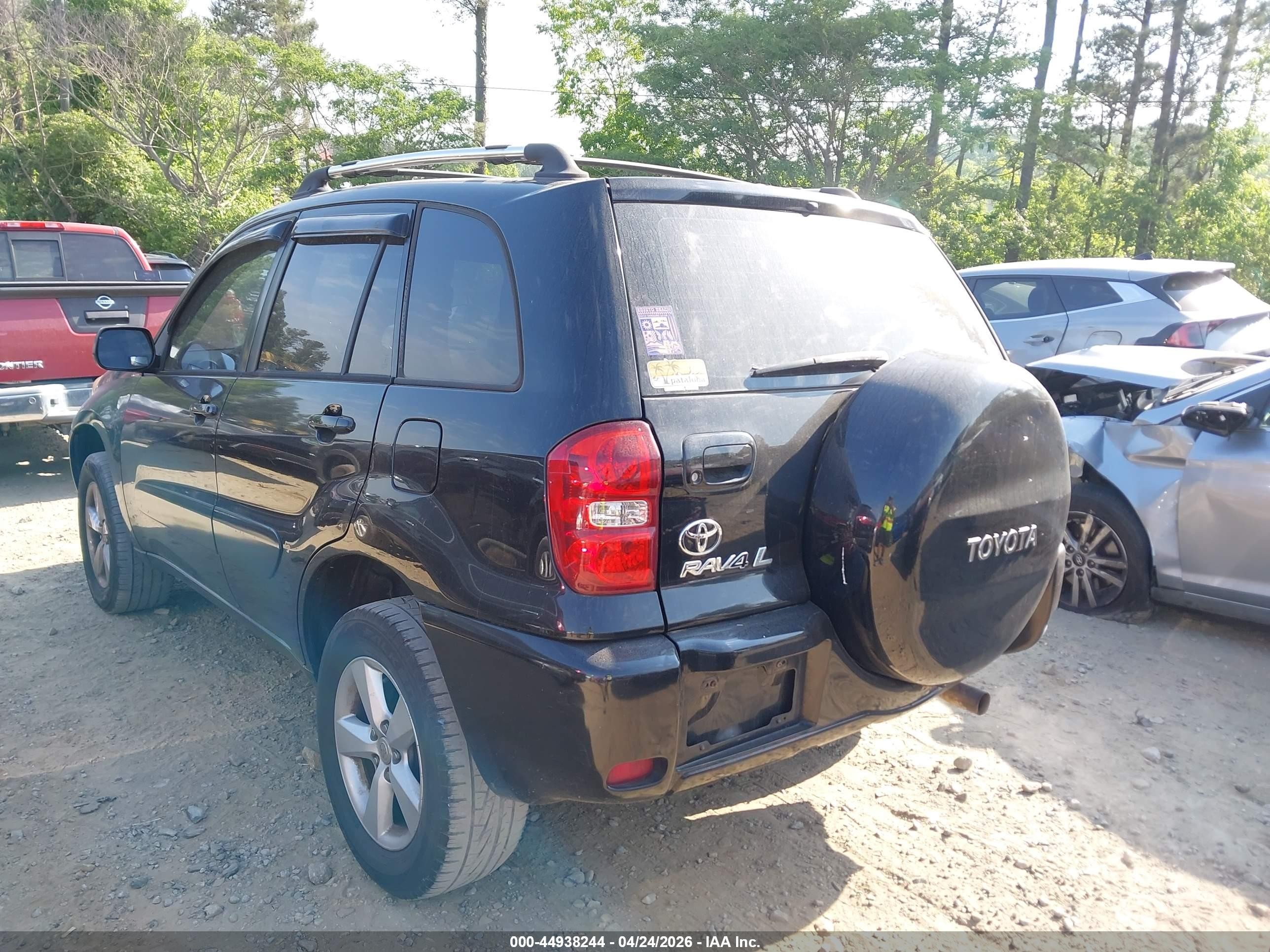 2005 Toyota Rav4   Black vin: JTEGD20V850048360