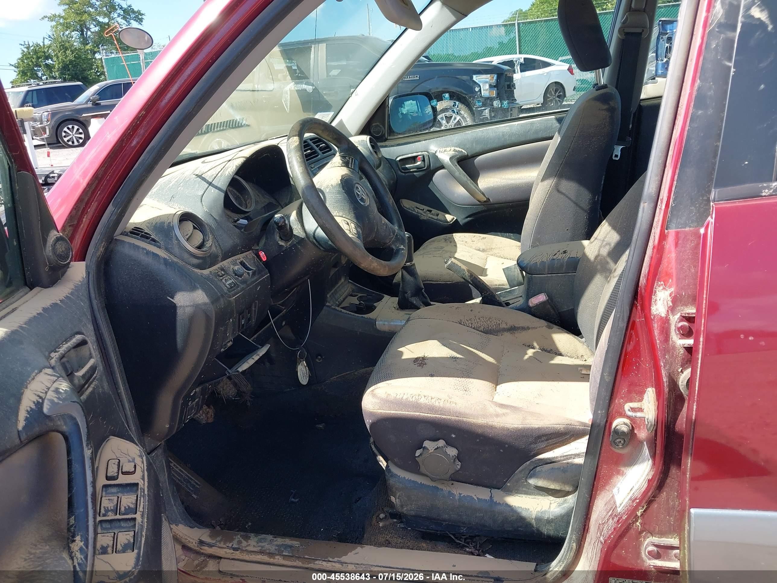 2005 Toyota Rav4   Maroon vin: JTEGD20V850049296