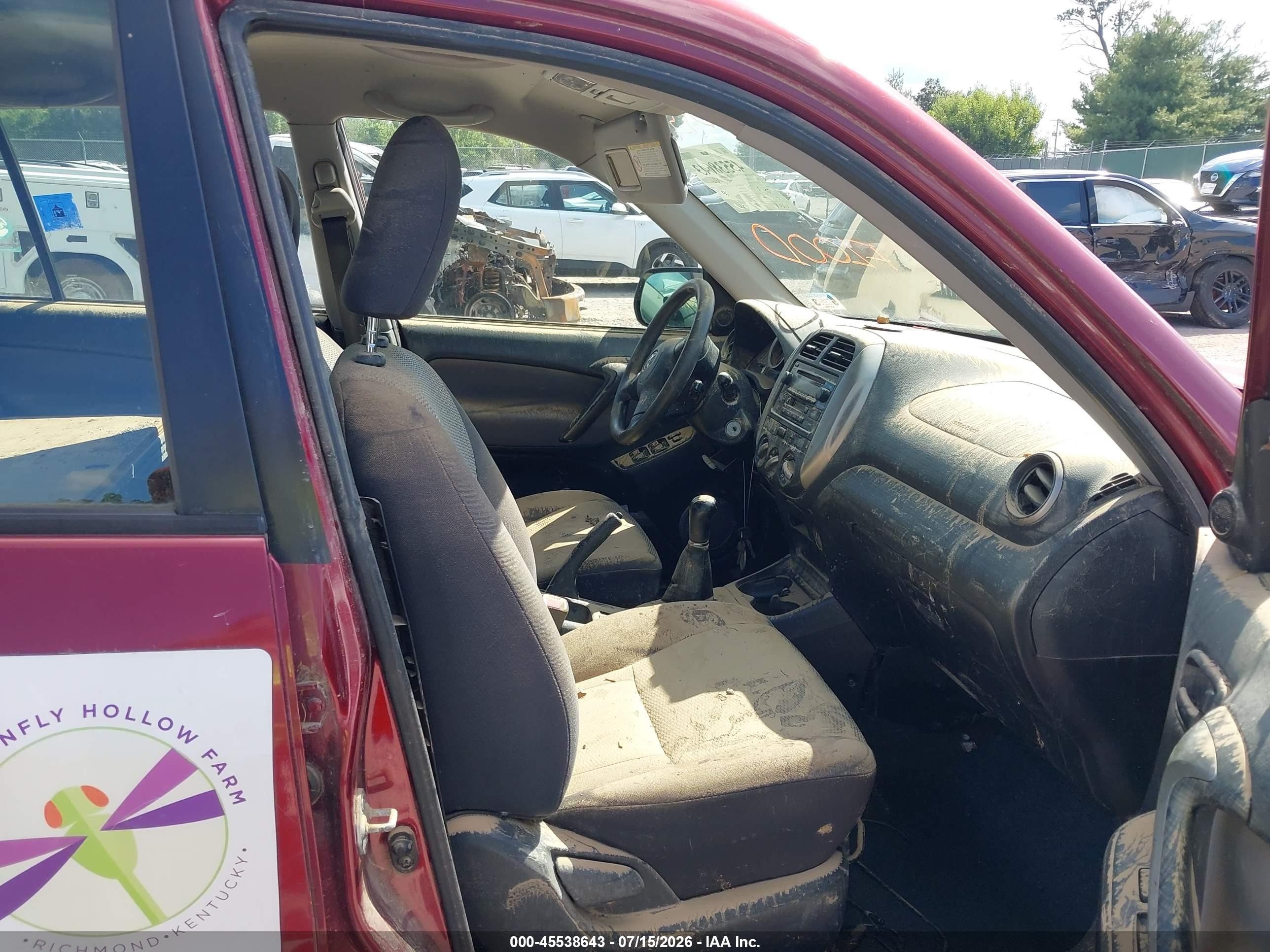 2005 Toyota Rav4   Maroon vin: JTEGD20V850049296
