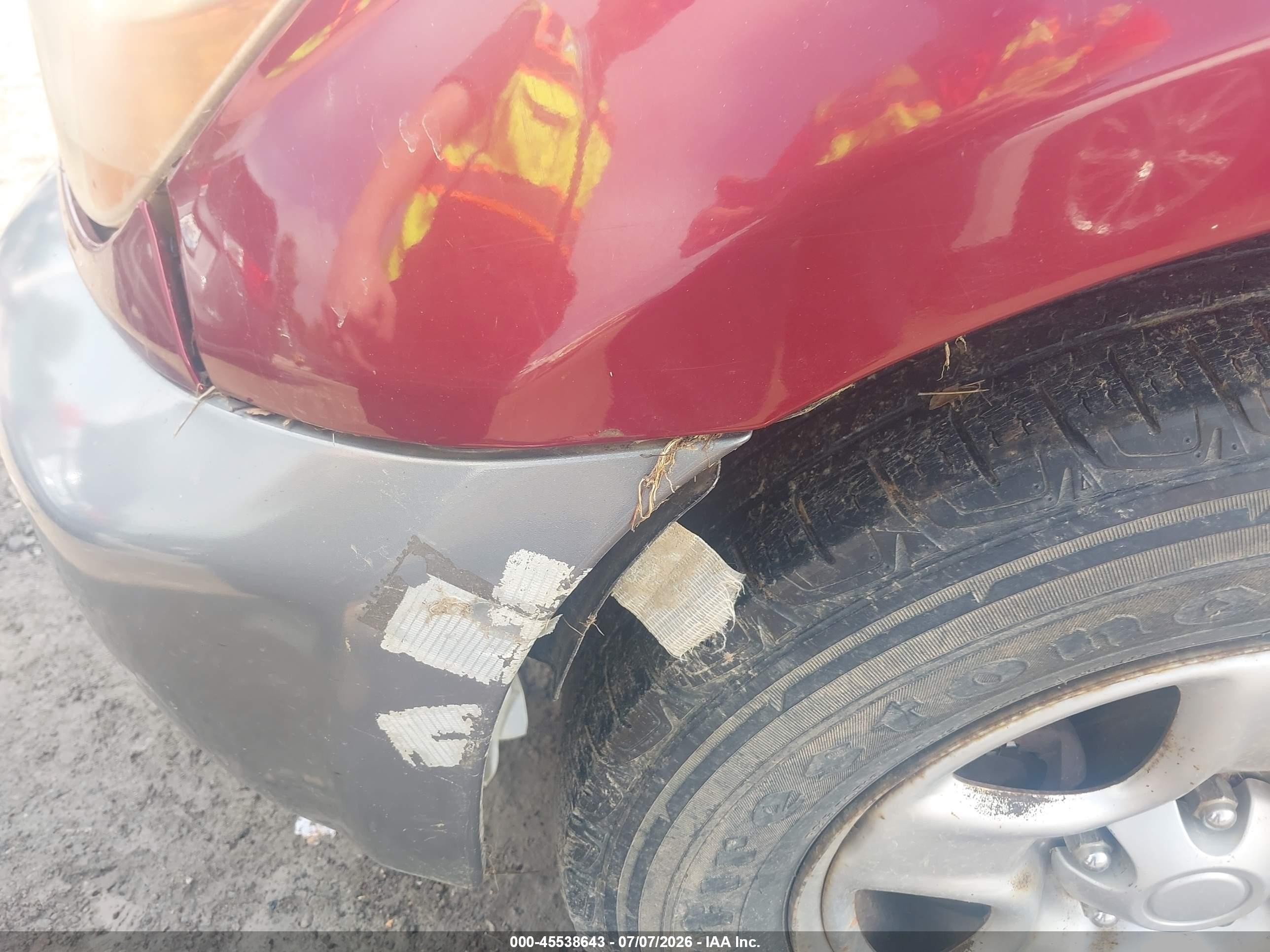 2005 Toyota Rav4   Maroon vin: JTEGD20V850049296