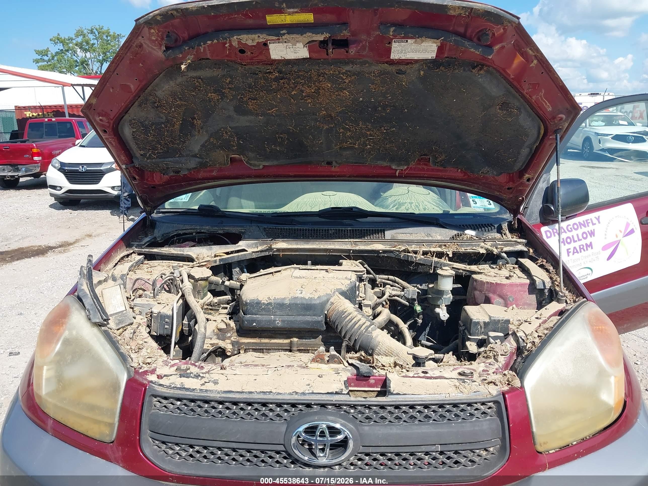 2005 Toyota Rav4   Maroon vin: JTEGD20V850049296