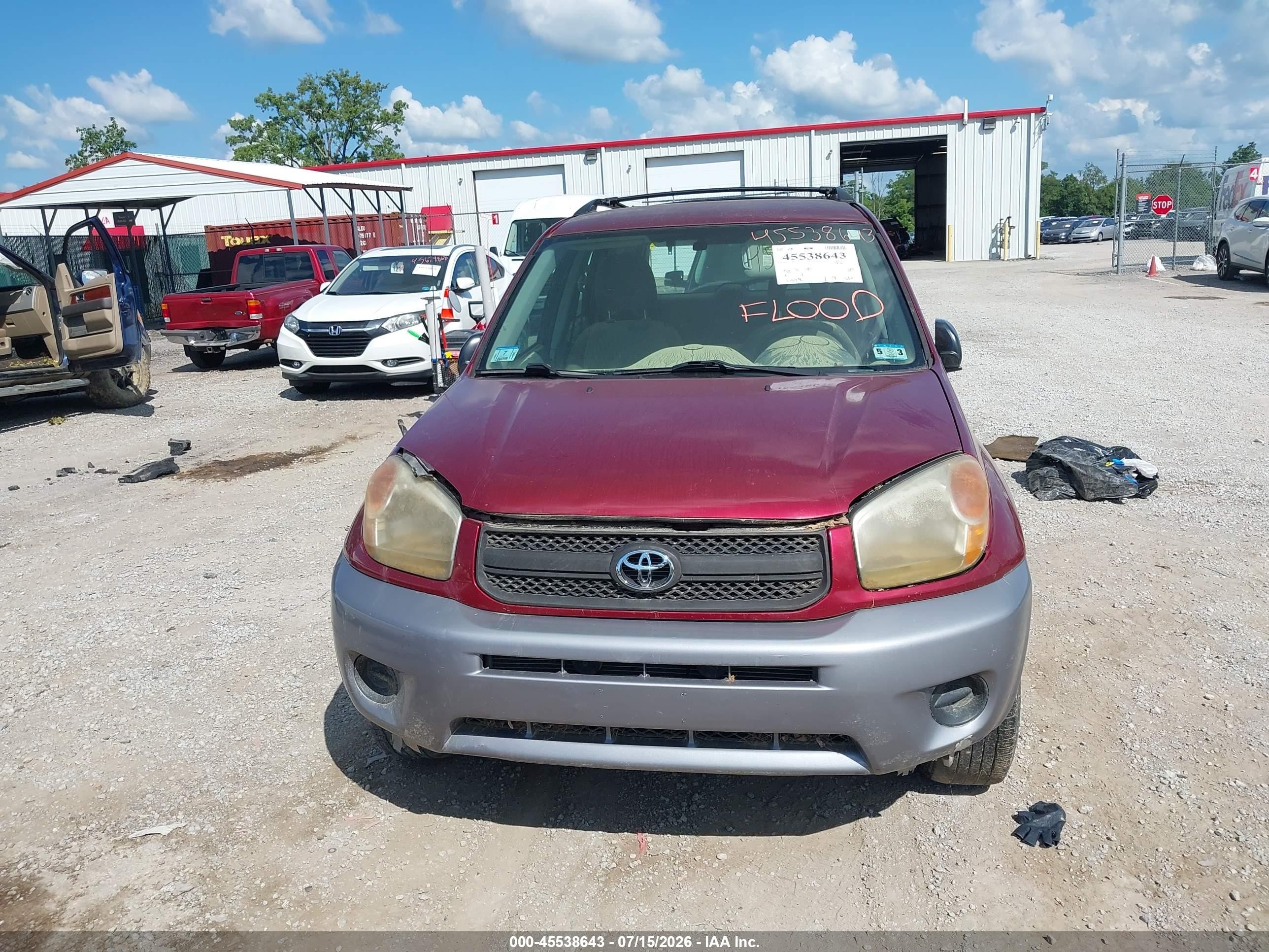 2005 Toyota Rav4   Maroon vin: JTEGD20V850049296