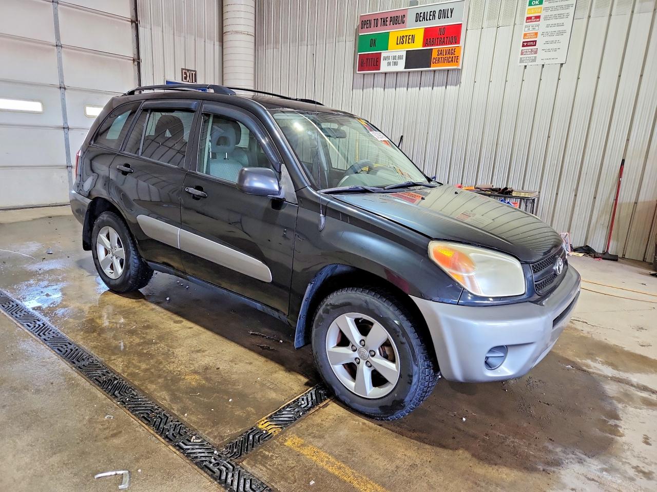 2005 Toyota Rav4 Base Black vin: JTEGD20V850079043