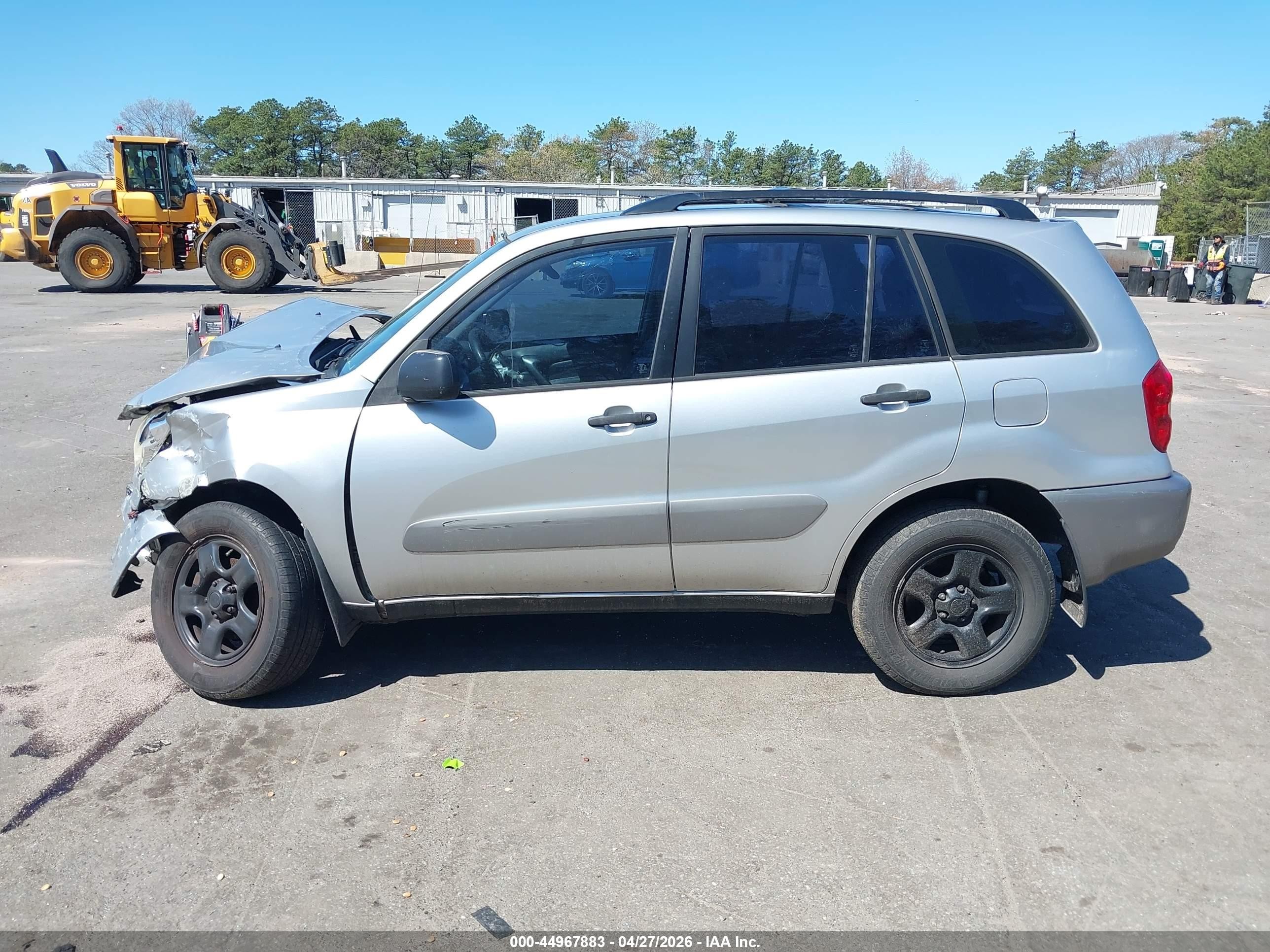 2005 Toyota Rav4 Серебряный vin: JTEGD20V856002217