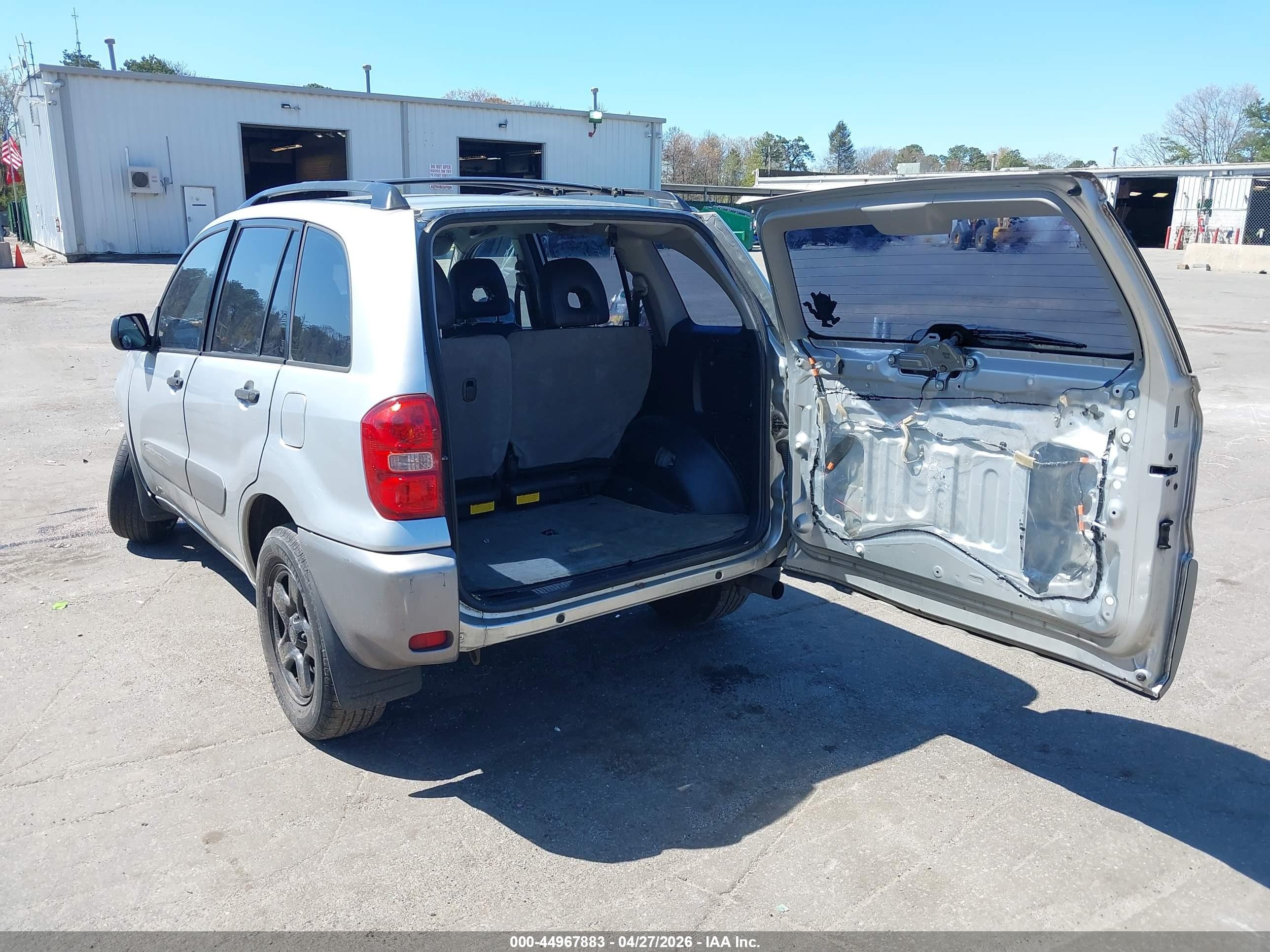 2005 Toyota Rav4 Серебряный vin: JTEGD20V856002217