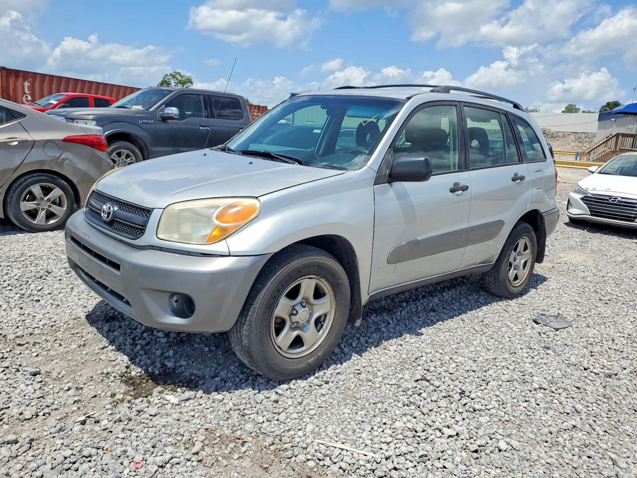 2004 Toyota Rav4 Base Silver vin: JTEGD20V940013714