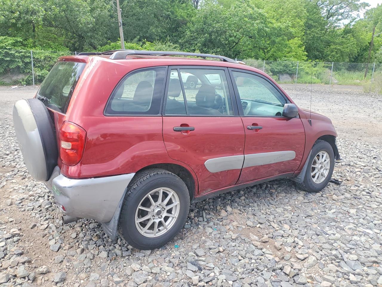 2004 Toyota Rav4 Base Burgundy vin: JTEGD20V940043781