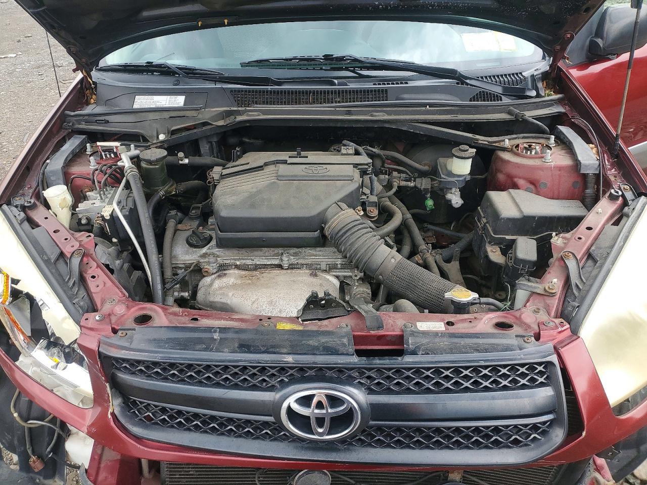 2004 Toyota Rav4 Base Burgundy vin: JTEGD20V940043781