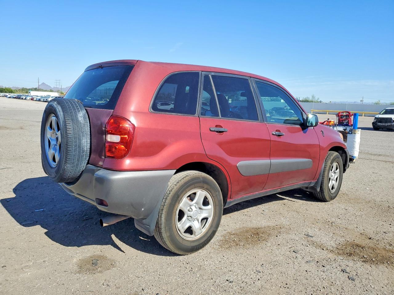 2005 Toyota Rav4 Base Maroon vin: JTEGD20V950062851