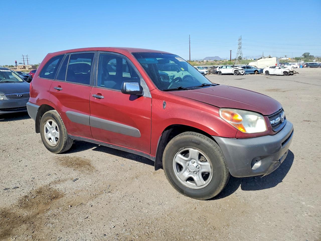 2005 Toyota Rav4 Base Maroon vin: JTEGD20V950062851