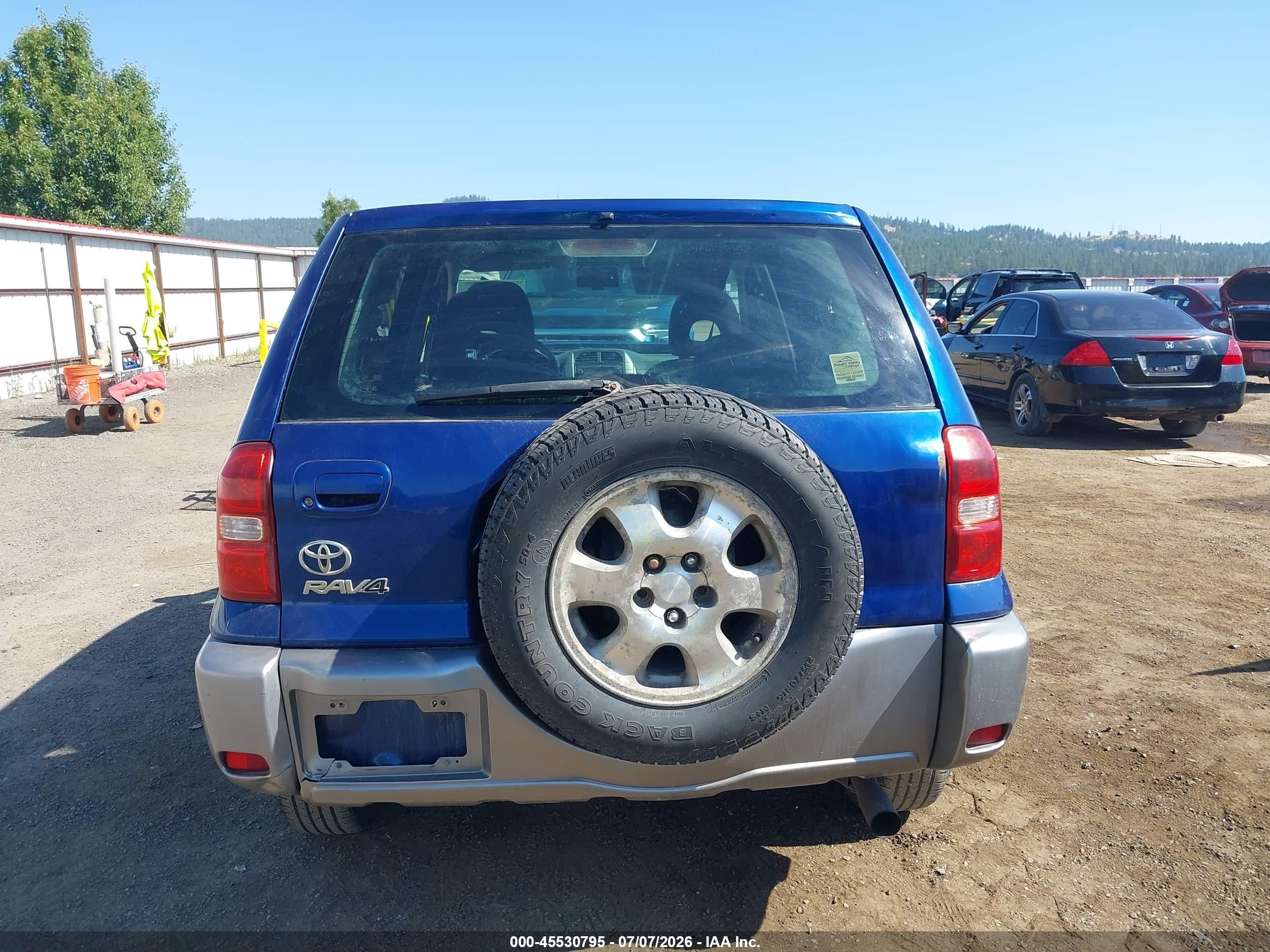 2005 Toyota Rav4   Синий vin: JTEGD20V950063157