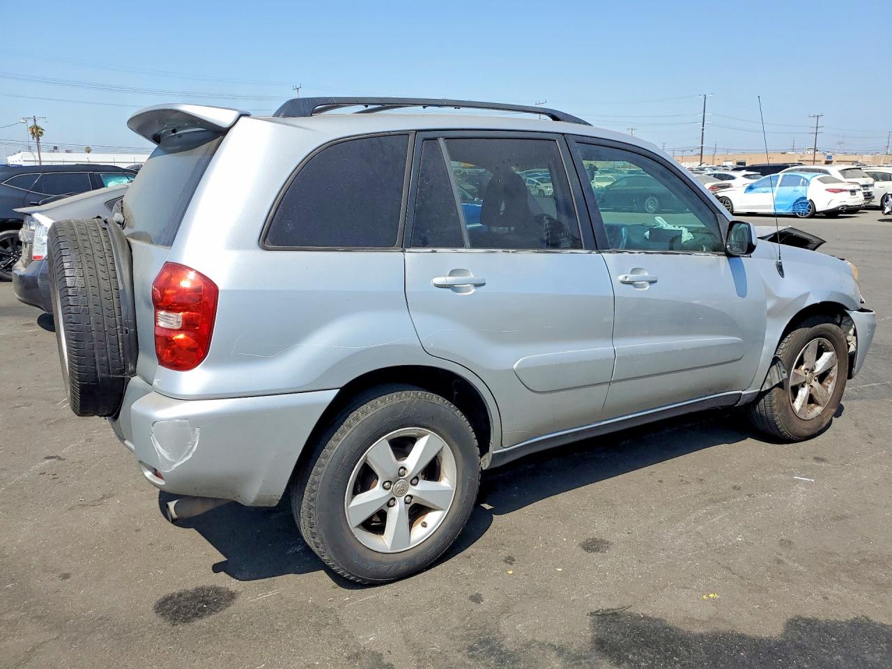2005 Toyota Rav4 Base Silver vin: JTEGD20V950066480