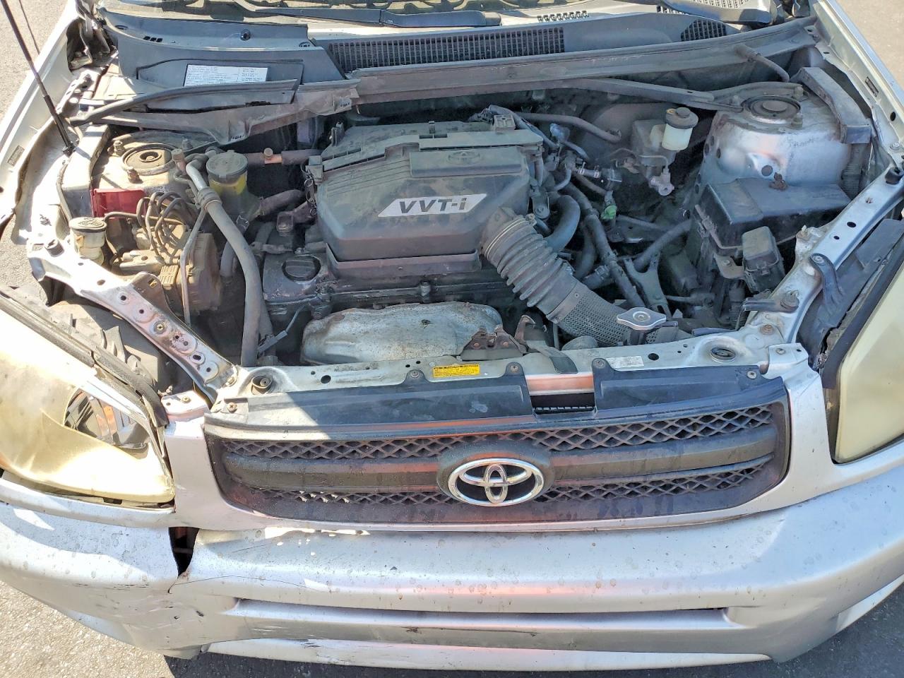 2005 Toyota Rav4 Base Silver vin: JTEGD20V950066480