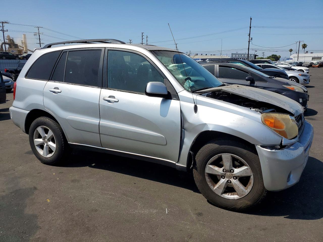 2005 Toyota Rav4 Base Silver vin: JTEGD20V950066480