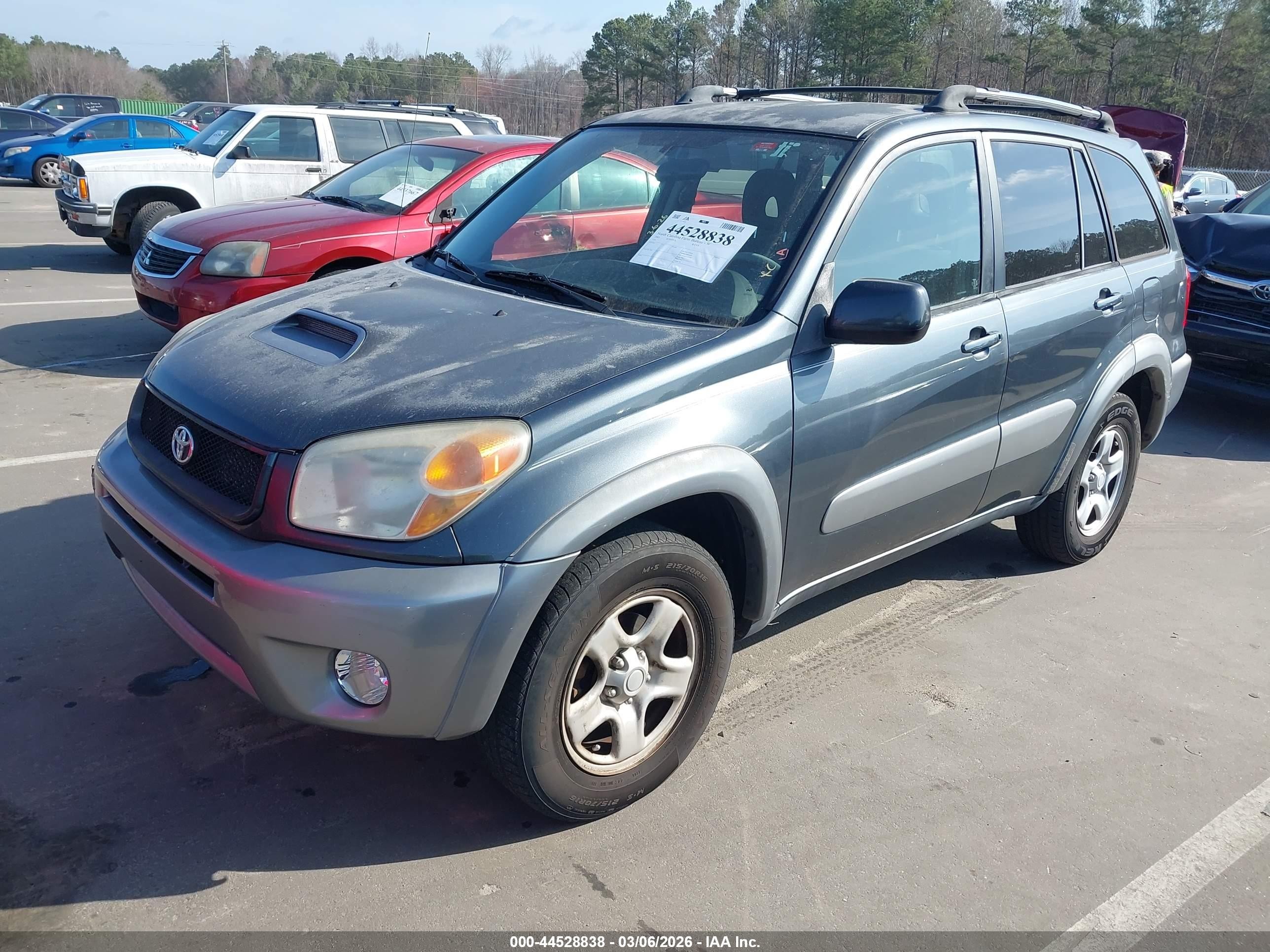 2005 Toyota Rav4 Синий vin: JTEGD20V950068293