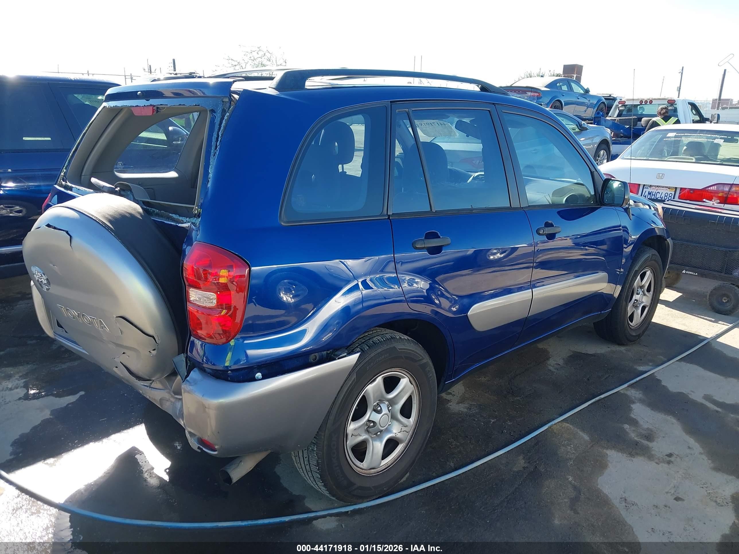 2004 Toyota Rav4   Blue vin: JTEGD20VX40005024