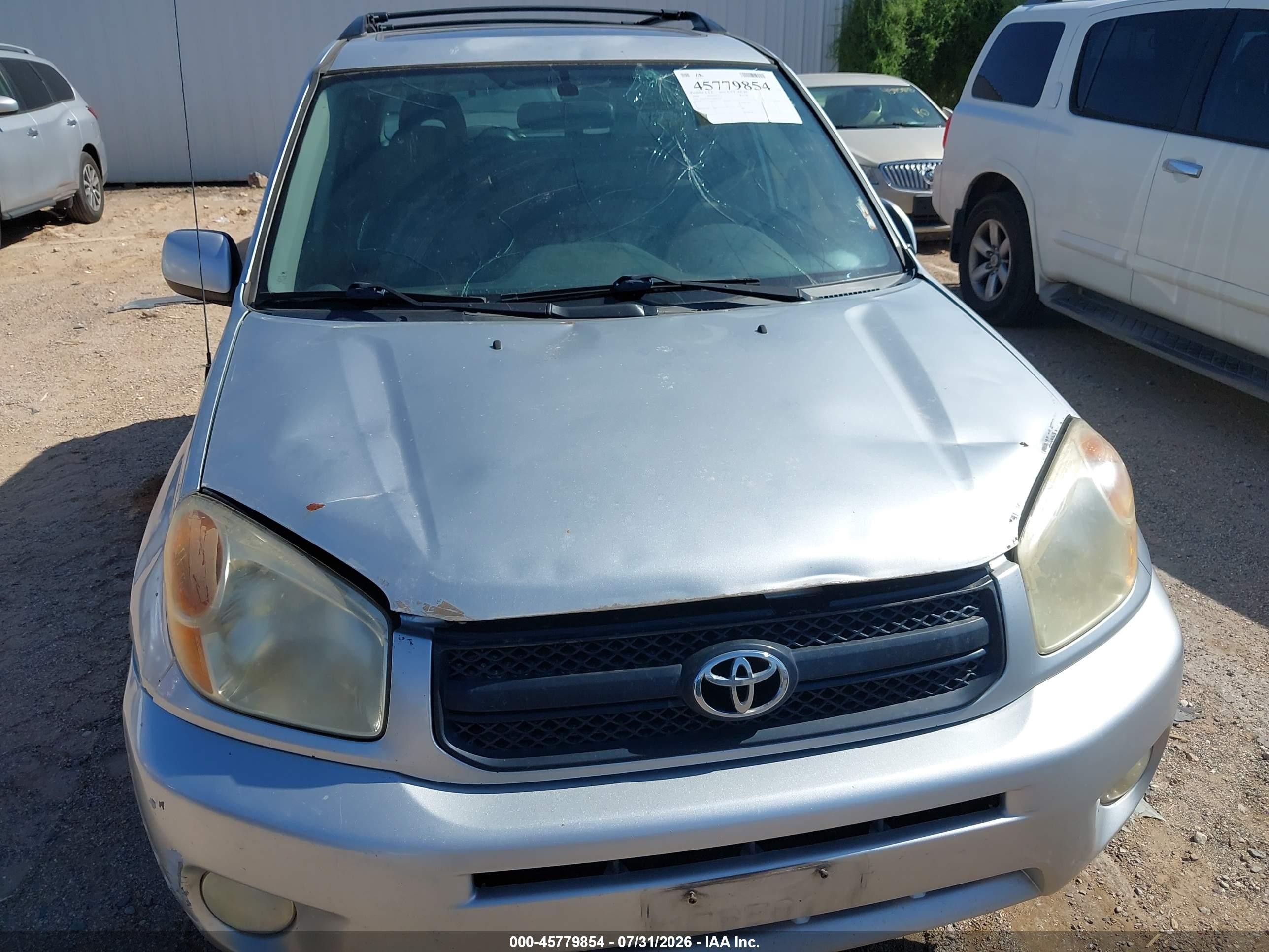 2004 Toyota Rav4   Silver vin: JTEGD20VX40006254