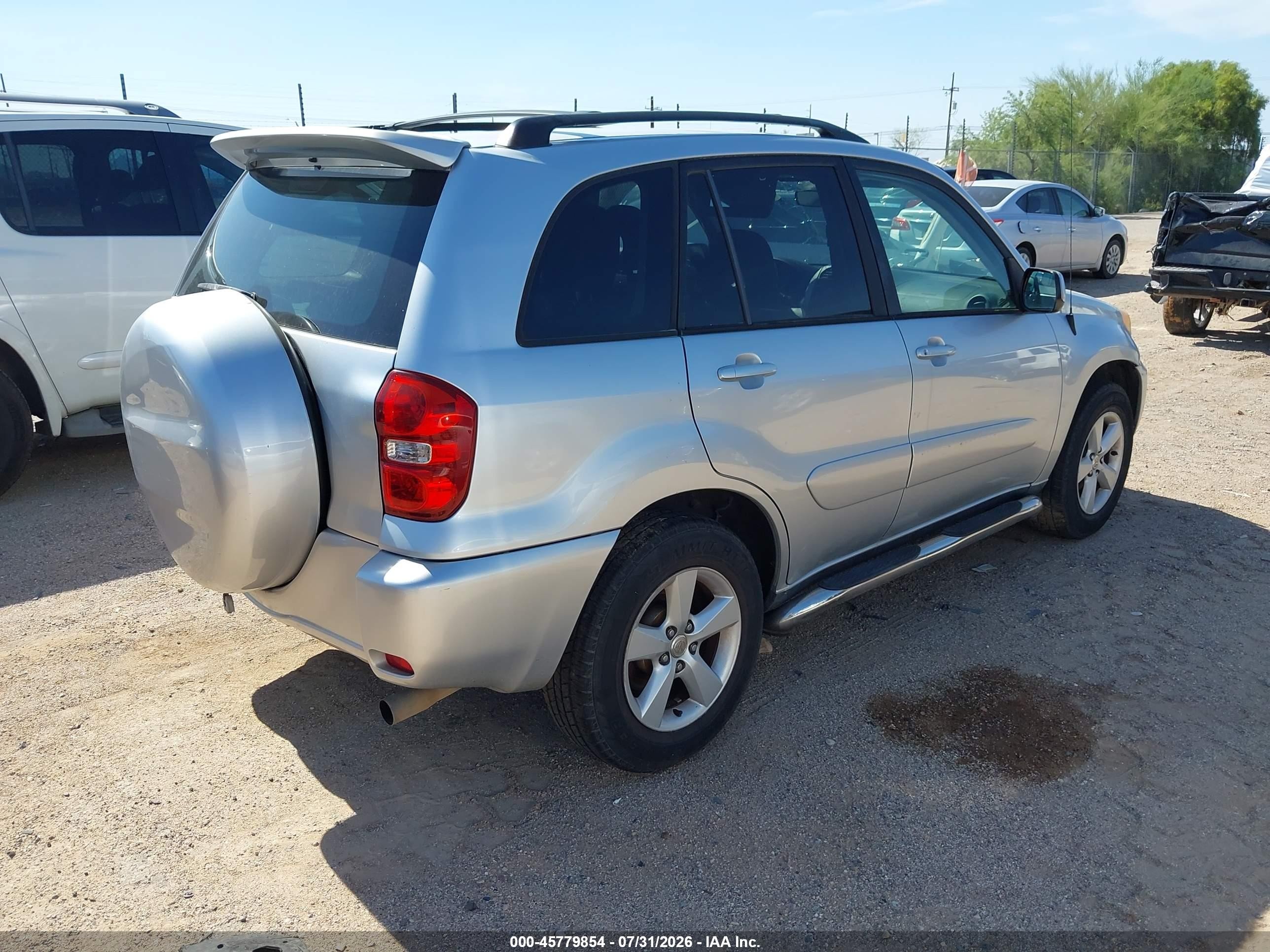 2004 Toyota Rav4   Silver vin: JTEGD20VX40006254