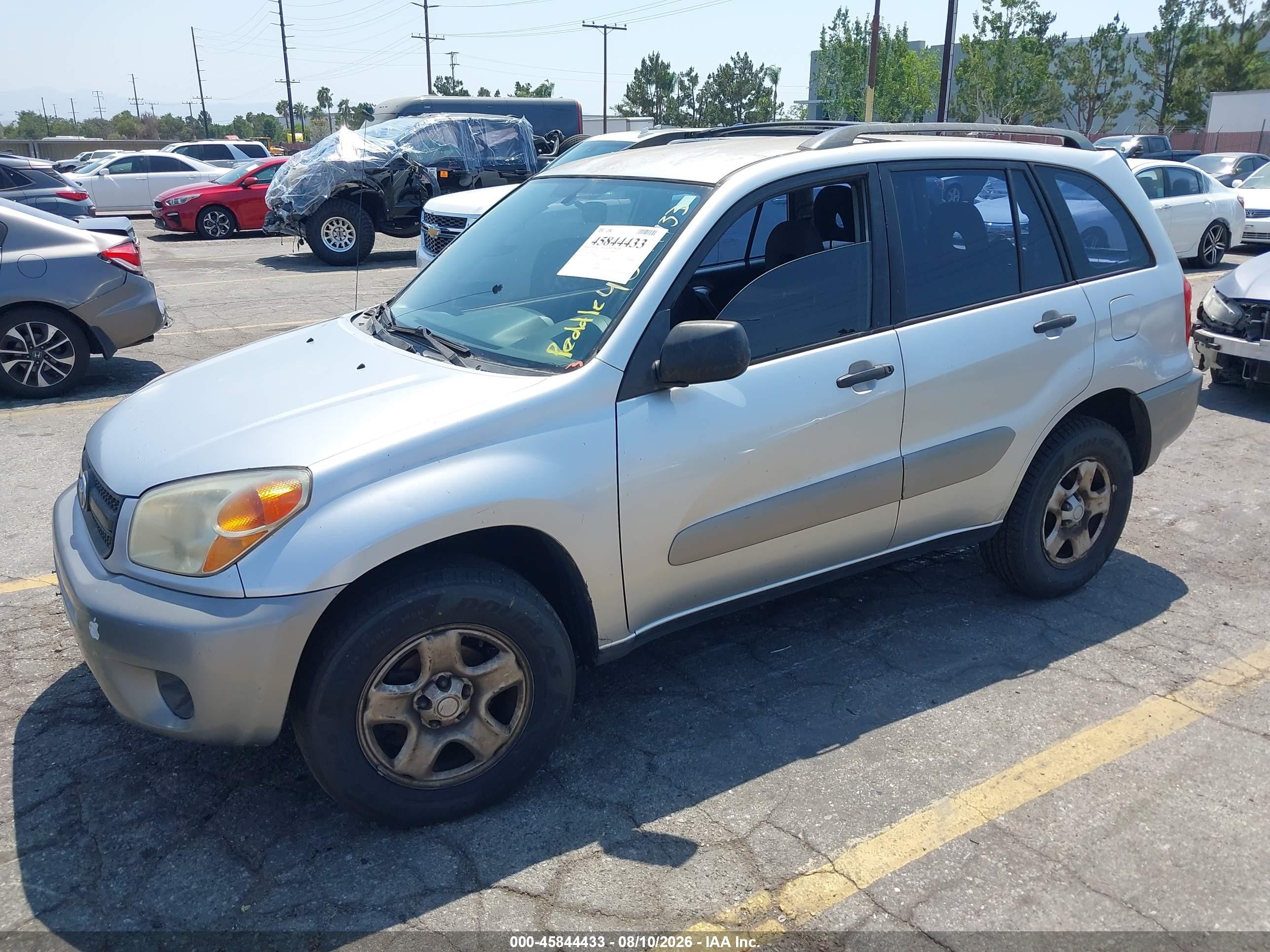 2004 Toyota Rav4   Silver vin: JTEGD20VX40016685