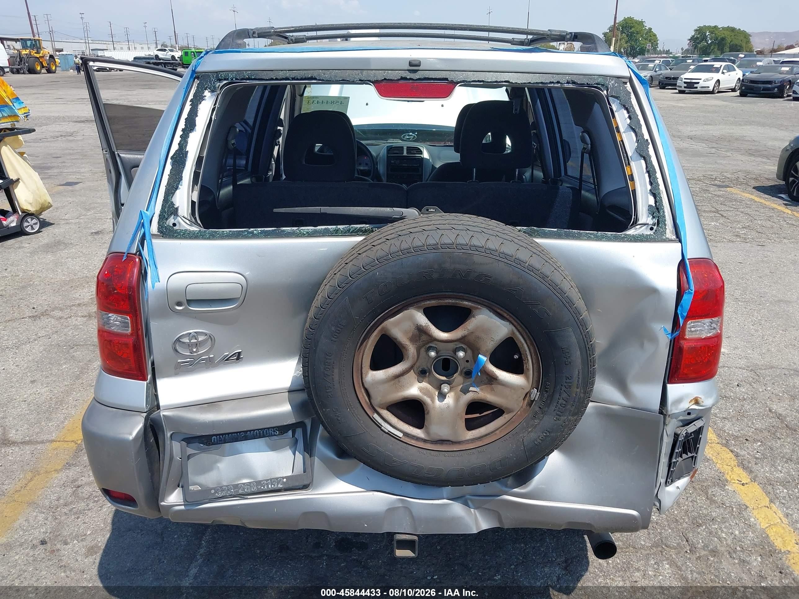 2004 Toyota Rav4   Silver vin: JTEGD20VX40016685