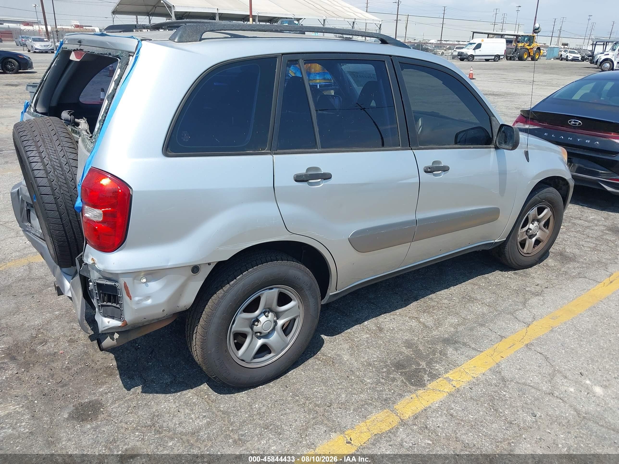 2004 Toyota Rav4   Silver vin: JTEGD20VX40016685