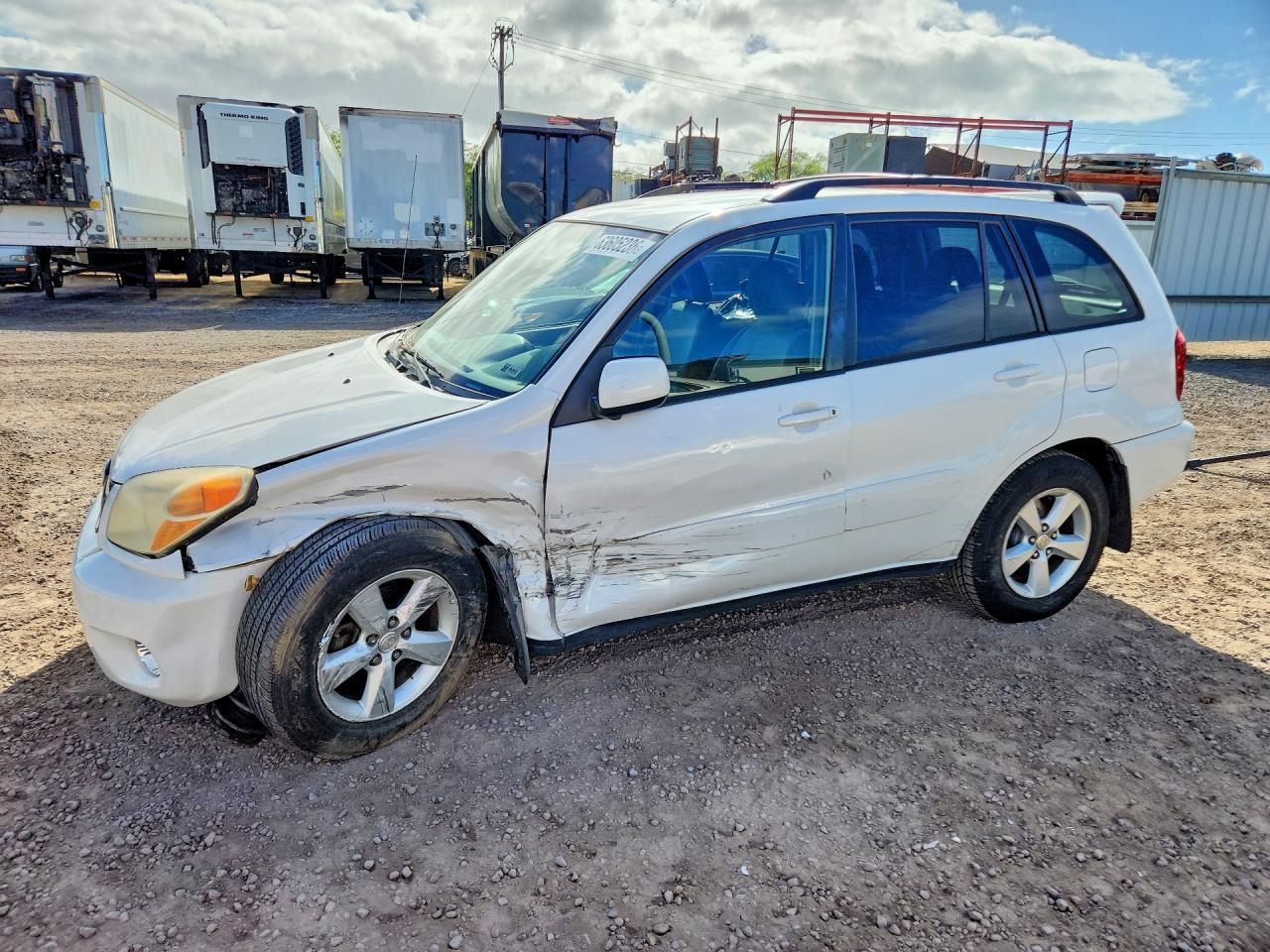 2004 Toyota Rav4 Base White vin: JTEGD20VX40031199