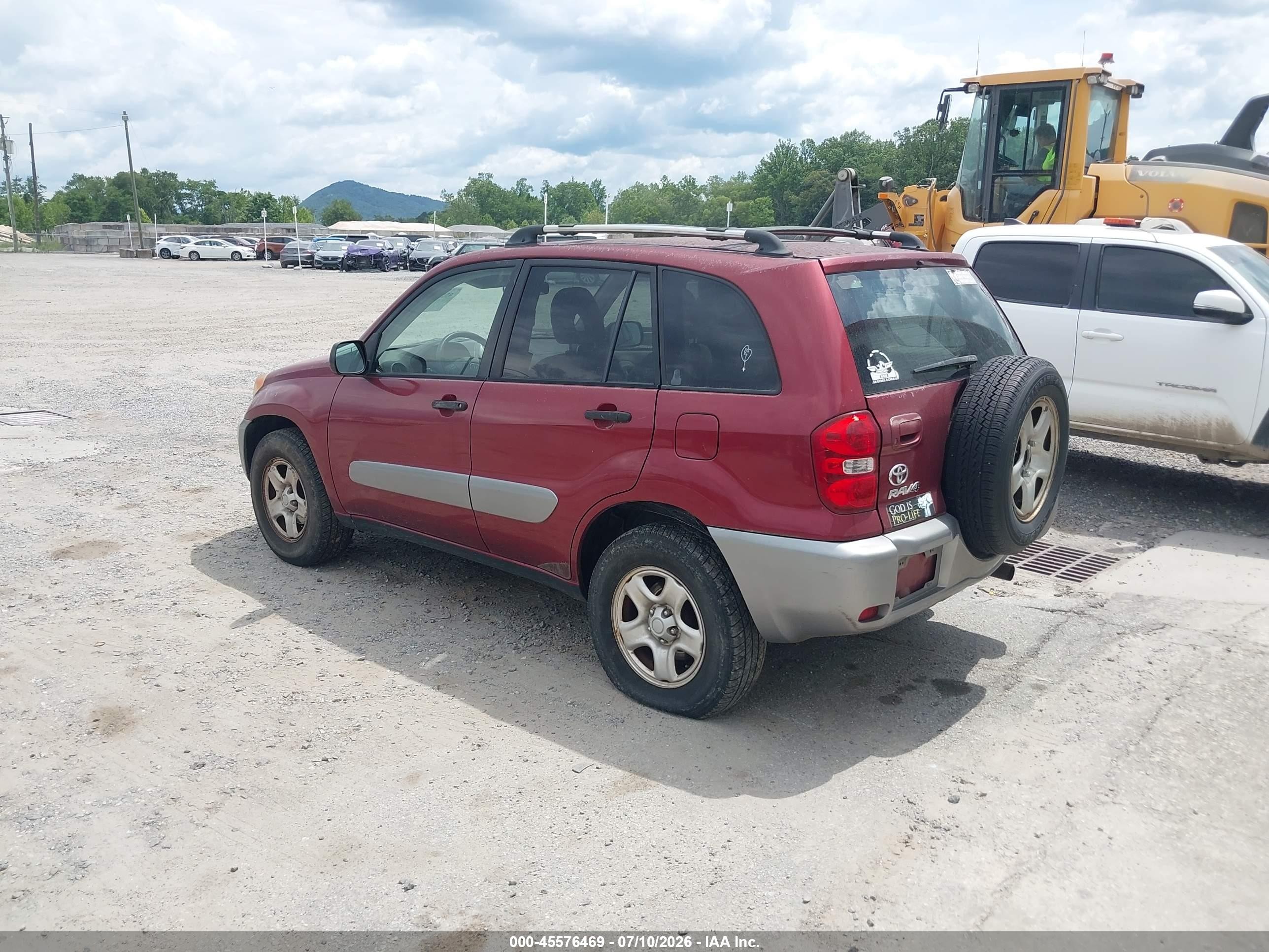 2004 Toyota Rav4   Red vin: JTEGD20VX40035155