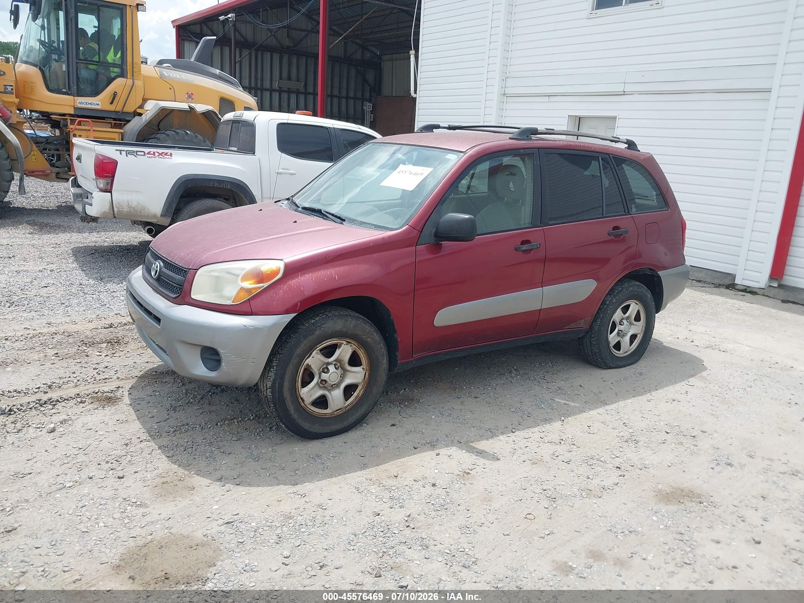 2004 Toyota Rav4   Red vin: JTEGD20VX40035155