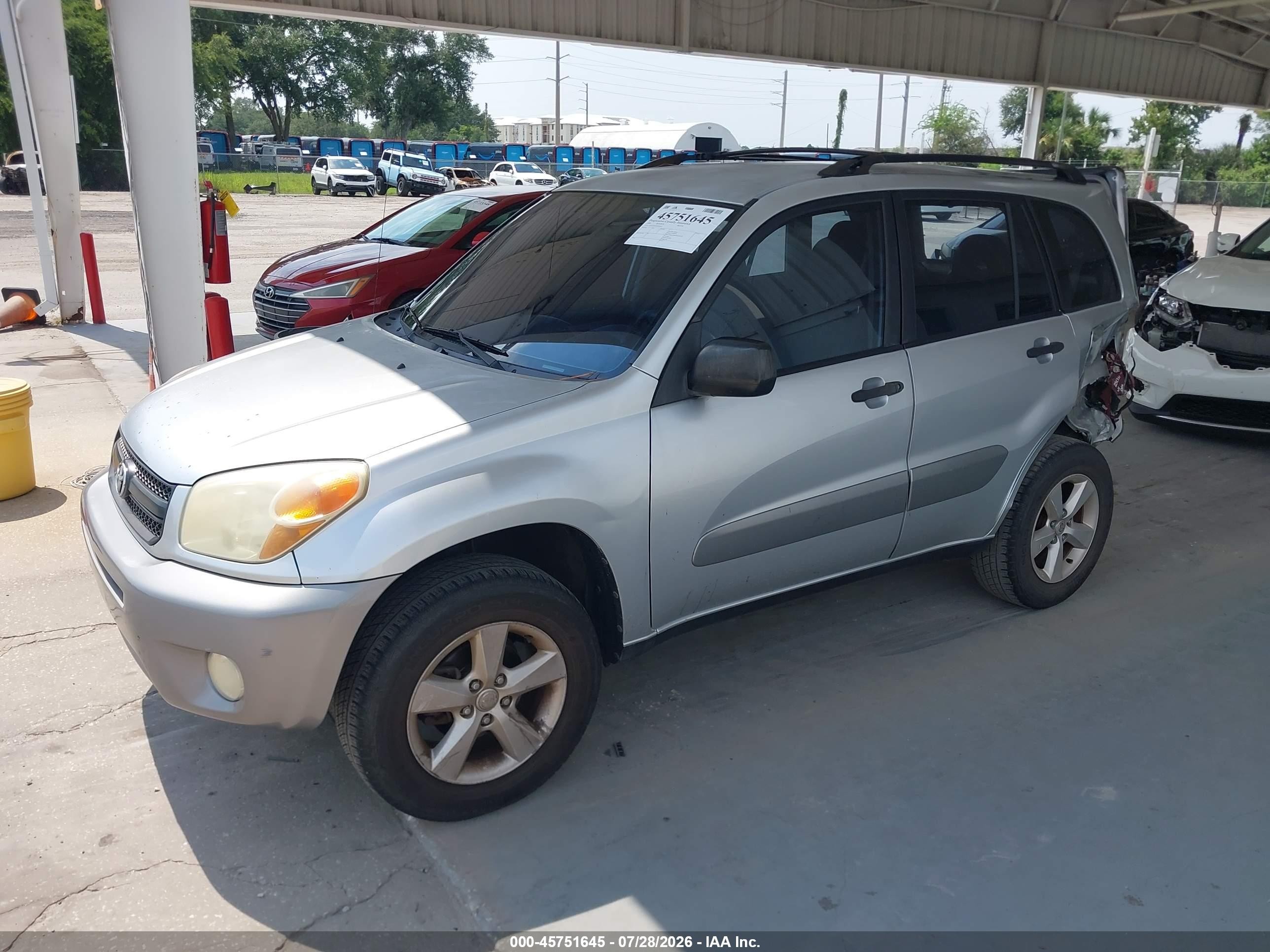 2005 Toyota Rav4   Silver vin: JTEGD20VX50070263
