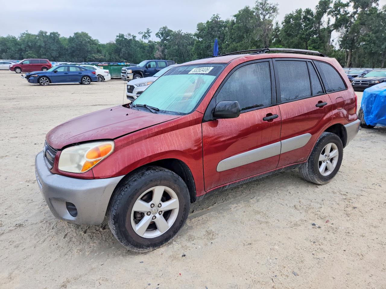 2005 Toyota Rav4 Base Бордовый vin: JTEGD20VX50091081