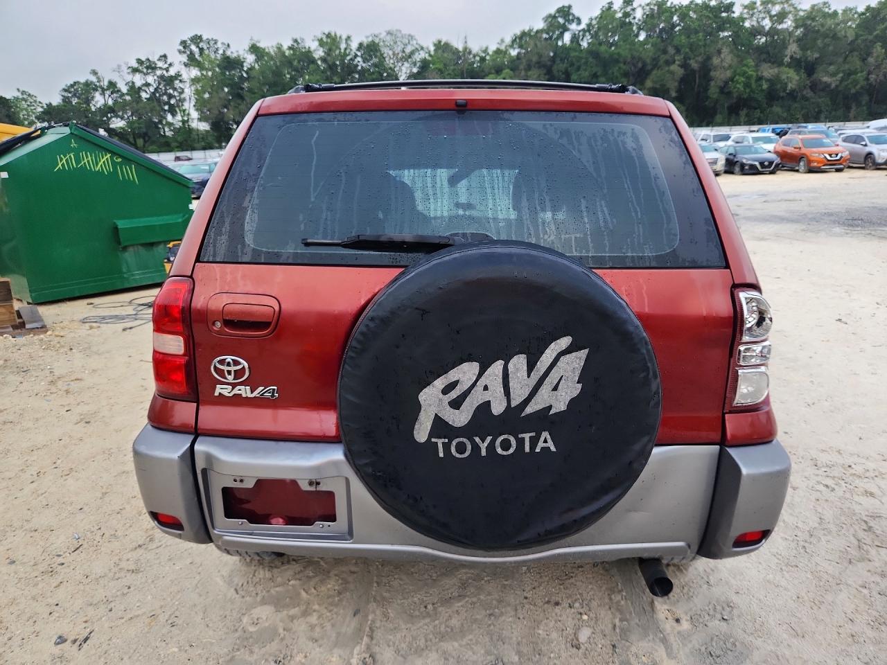 2005 Toyota Rav4 Base Бордовый vin: JTEGD20VX50091081