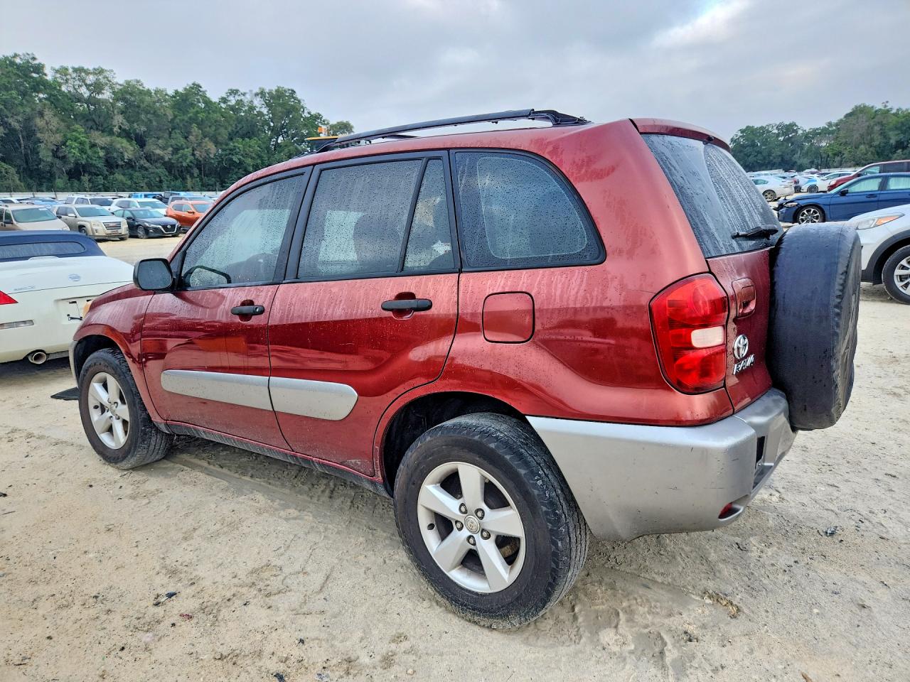 2005 Toyota Rav4 Base Бордовый vin: JTEGD20VX50091081