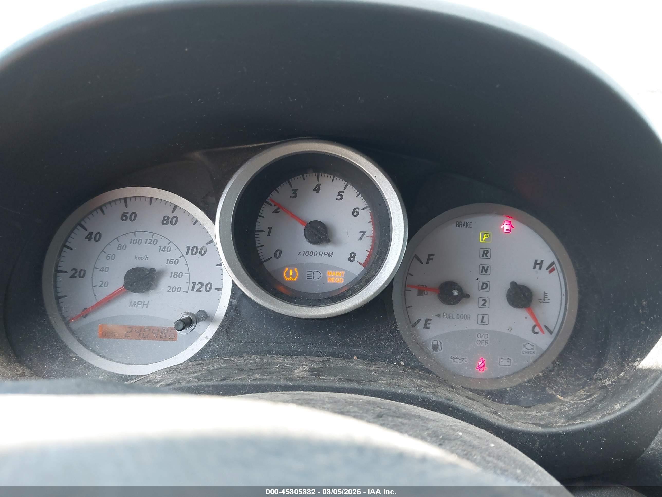 2005 Toyota Rav4   Black vin: JTEGD20VX56002901
