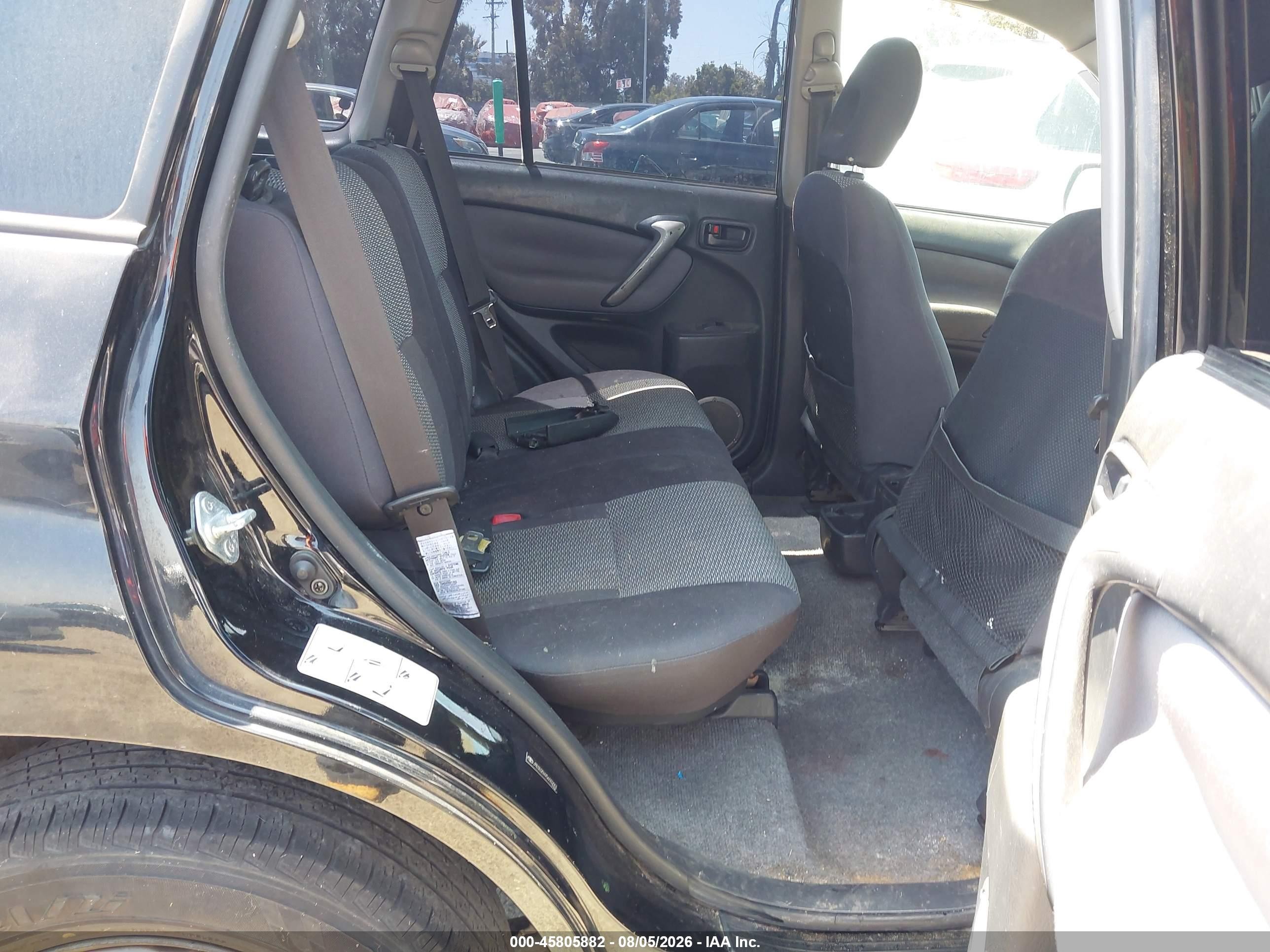 2005 Toyota Rav4   Black vin: JTEGD20VX56002901